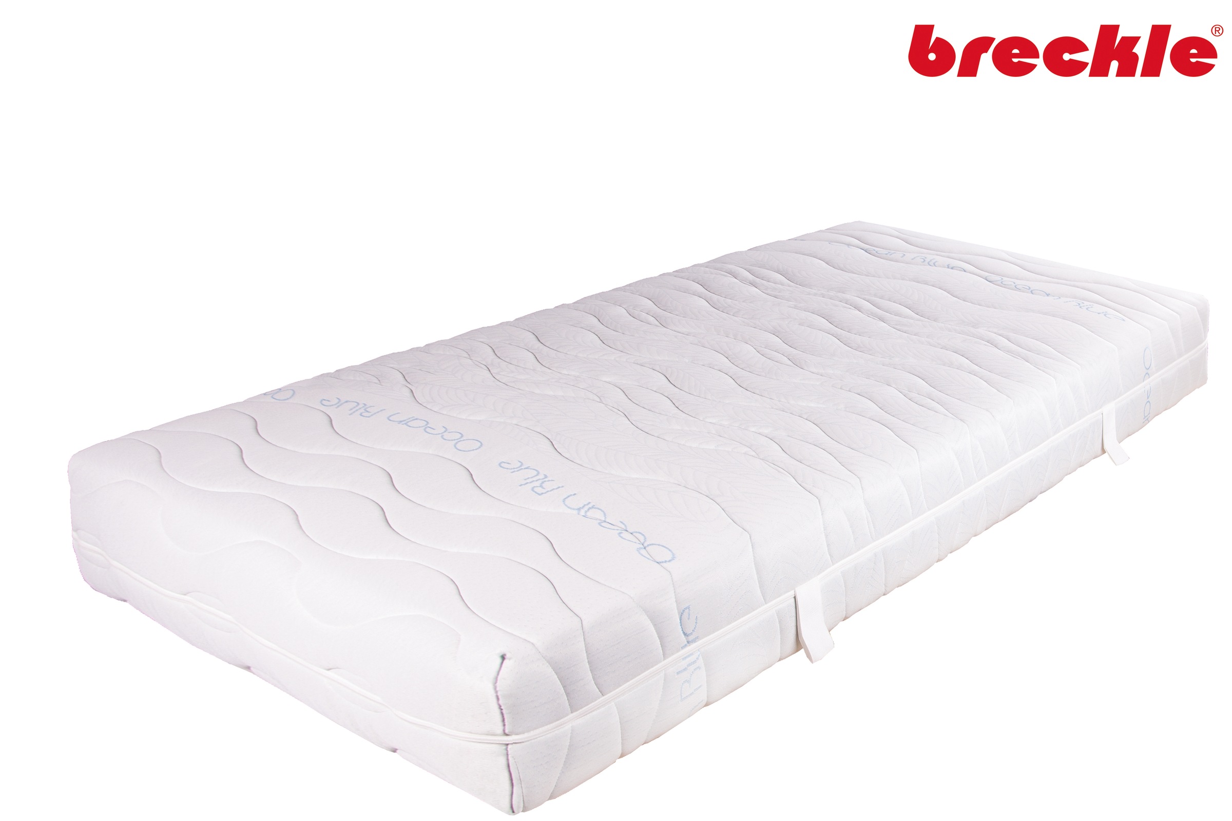 Kaltschaummatratze BRECKLE, B:90cm H:20cm L:200cm, weiß, Bezug: 100% Polyester. Steppfüllung: 100% Polyester, Matratzen, "Ocean Blue in den Größen