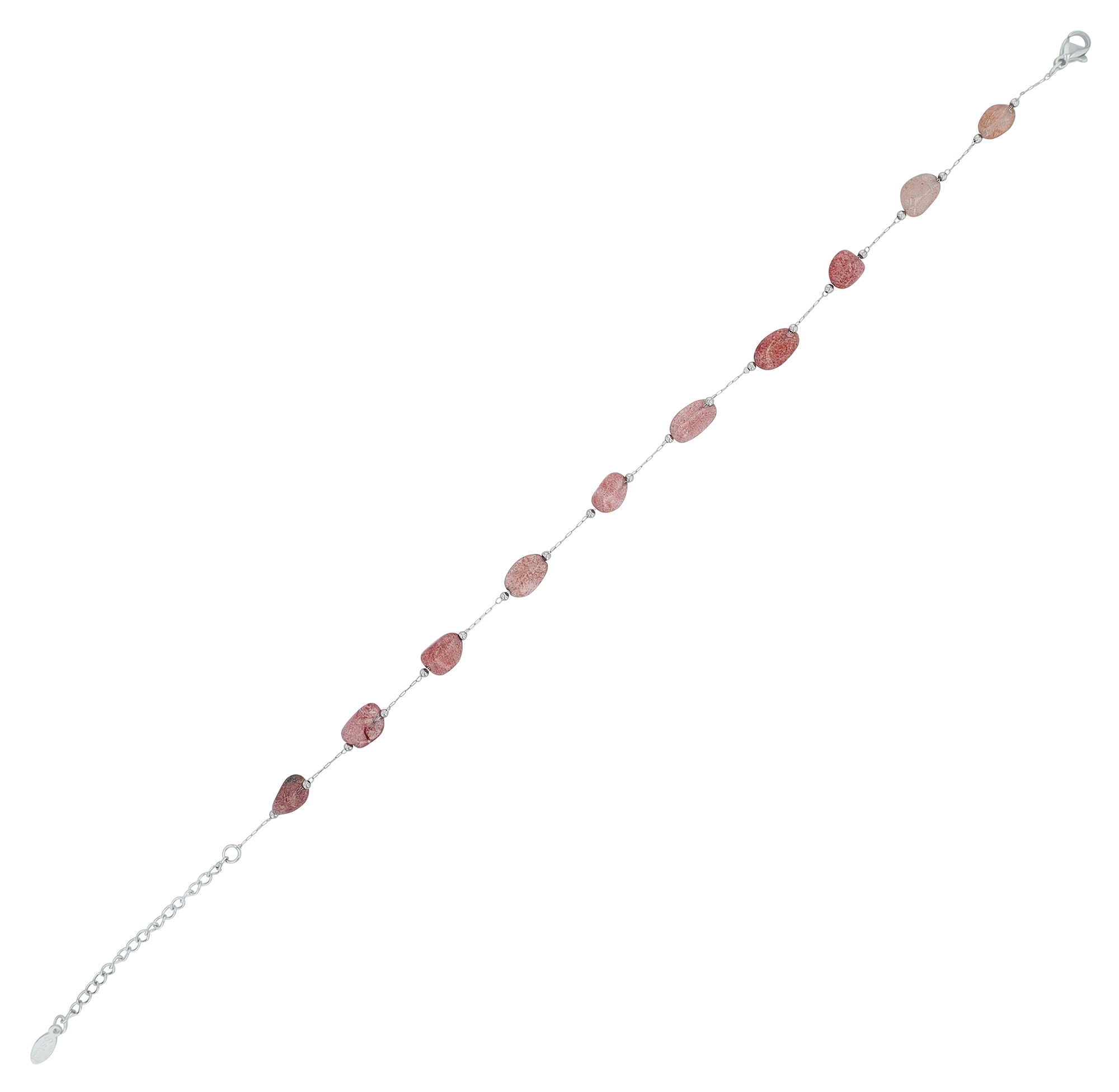 ADELIA ́S Damen Kettenanhänger "Anhänger aus Edelstahl mit Perle", Edelstahl, rosa, Edelstahl, Schmuckanhänger, Eine schöne Geschenkidee für jeden