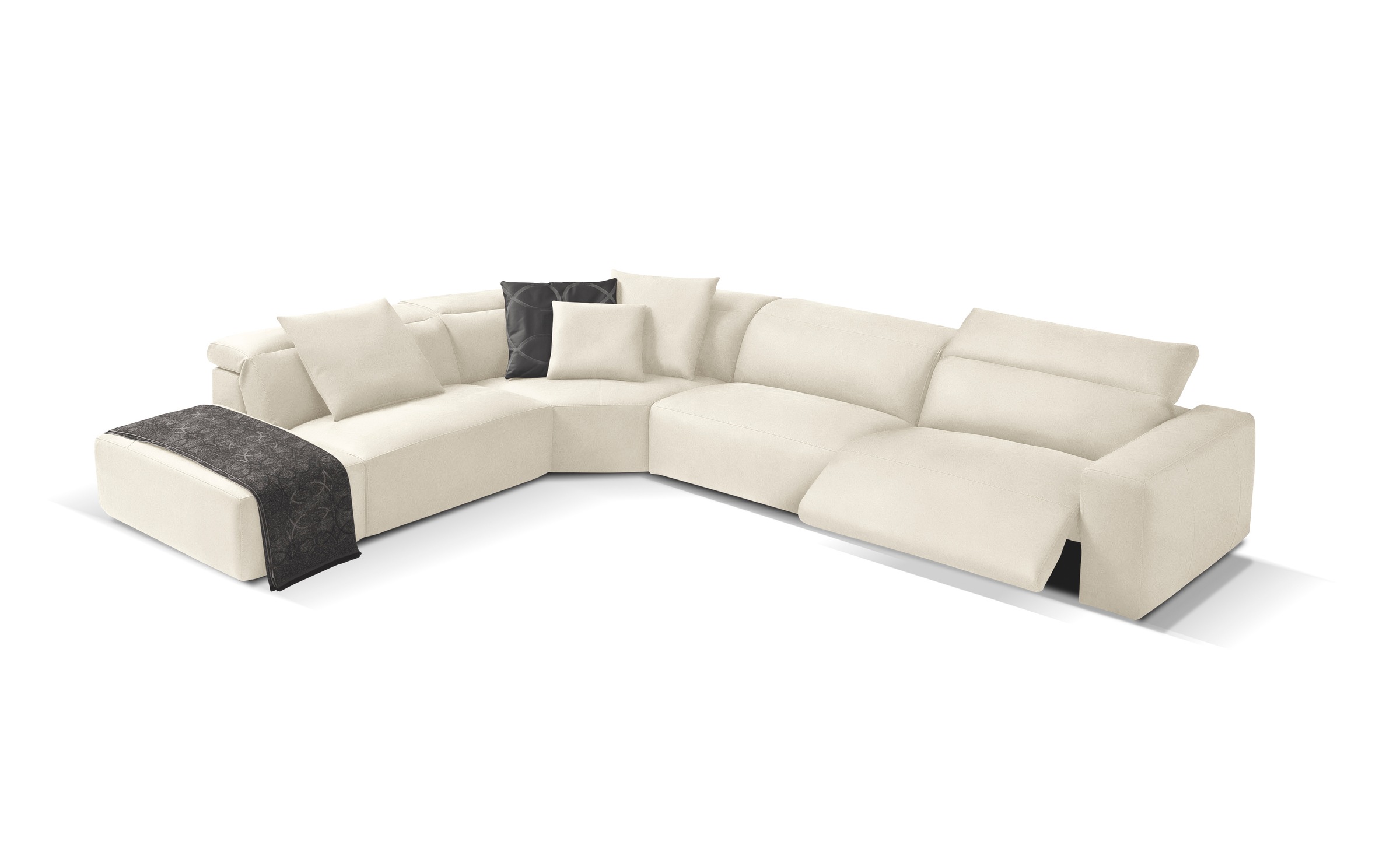 Egoitaliano Ecksofa "Beverly, extravangantes Designsofa mit erstklassigem S günstig online kaufen