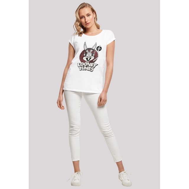 F4NT4STIC Kurzarmshirt »Damen Looney Tunes Bugs Bunny with Ladies Extended  Shoulder Tee«, (1 tlg.) online kaufen | BAUR