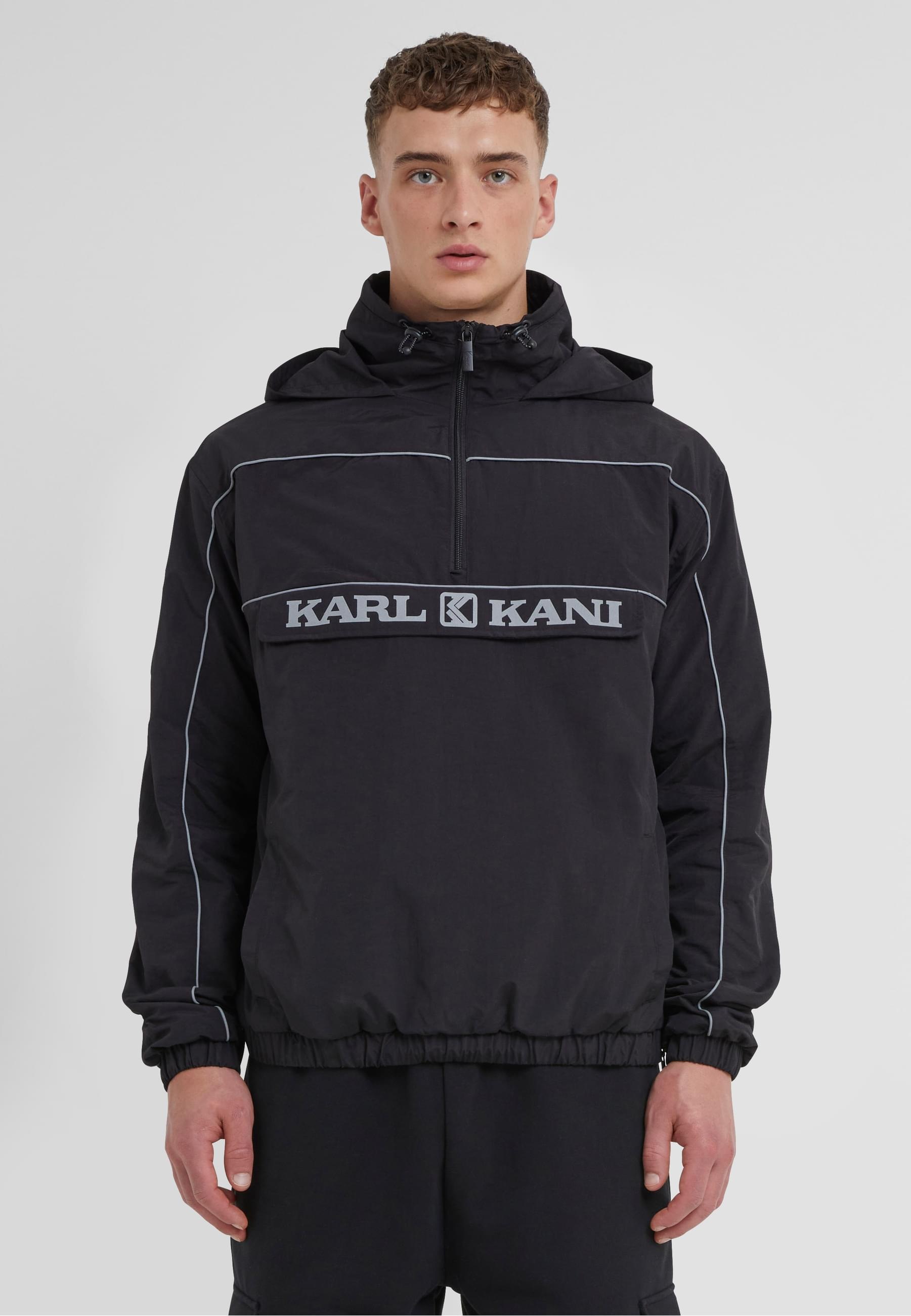Karl Kani Windbreaker »Karl Kani Herren KM233-048-1 KK Retro Block Windbreaker«, (1 St.), mit Kapuze