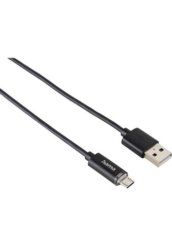 Hama USB-Kabel »Micro-USB-Kabel su LED-Anze...