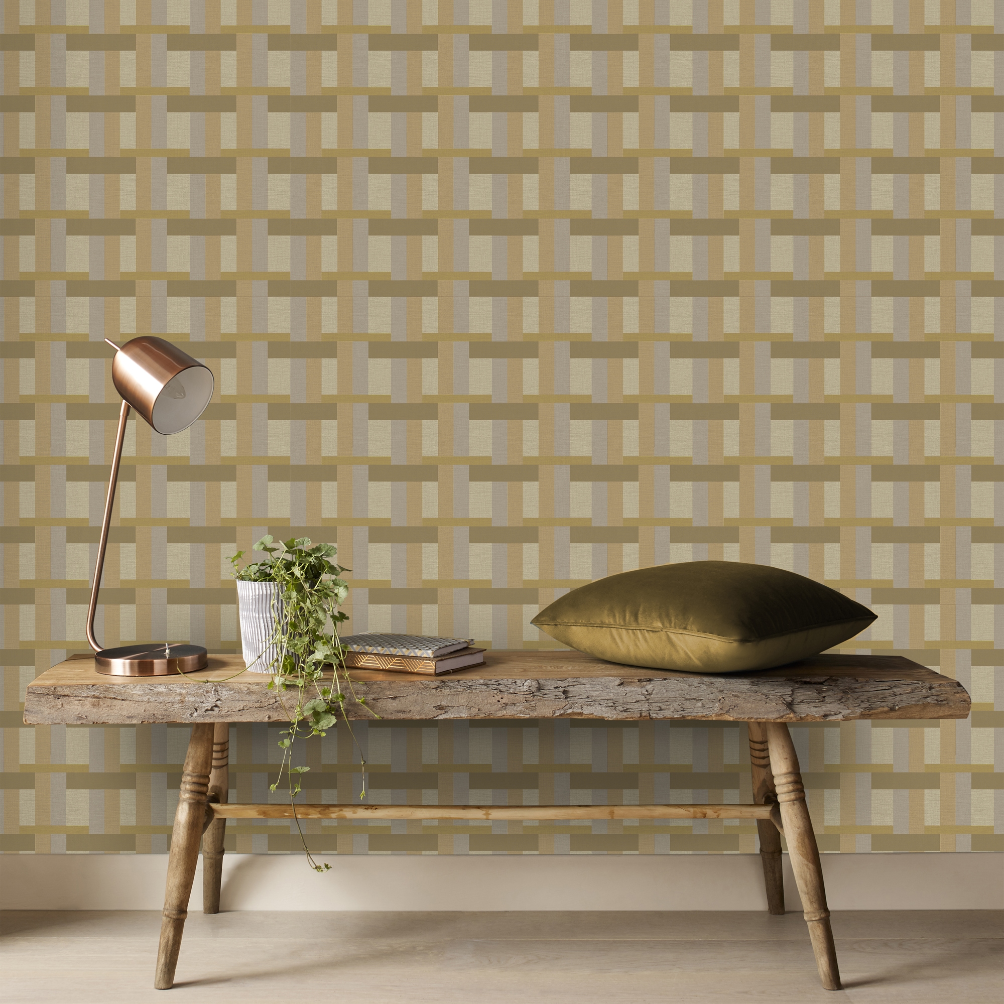 Superfresco Easy Vliestapete "Perfect Symmetry" 3D-Optik geprägt 10mx52cm (ca. 5m2)