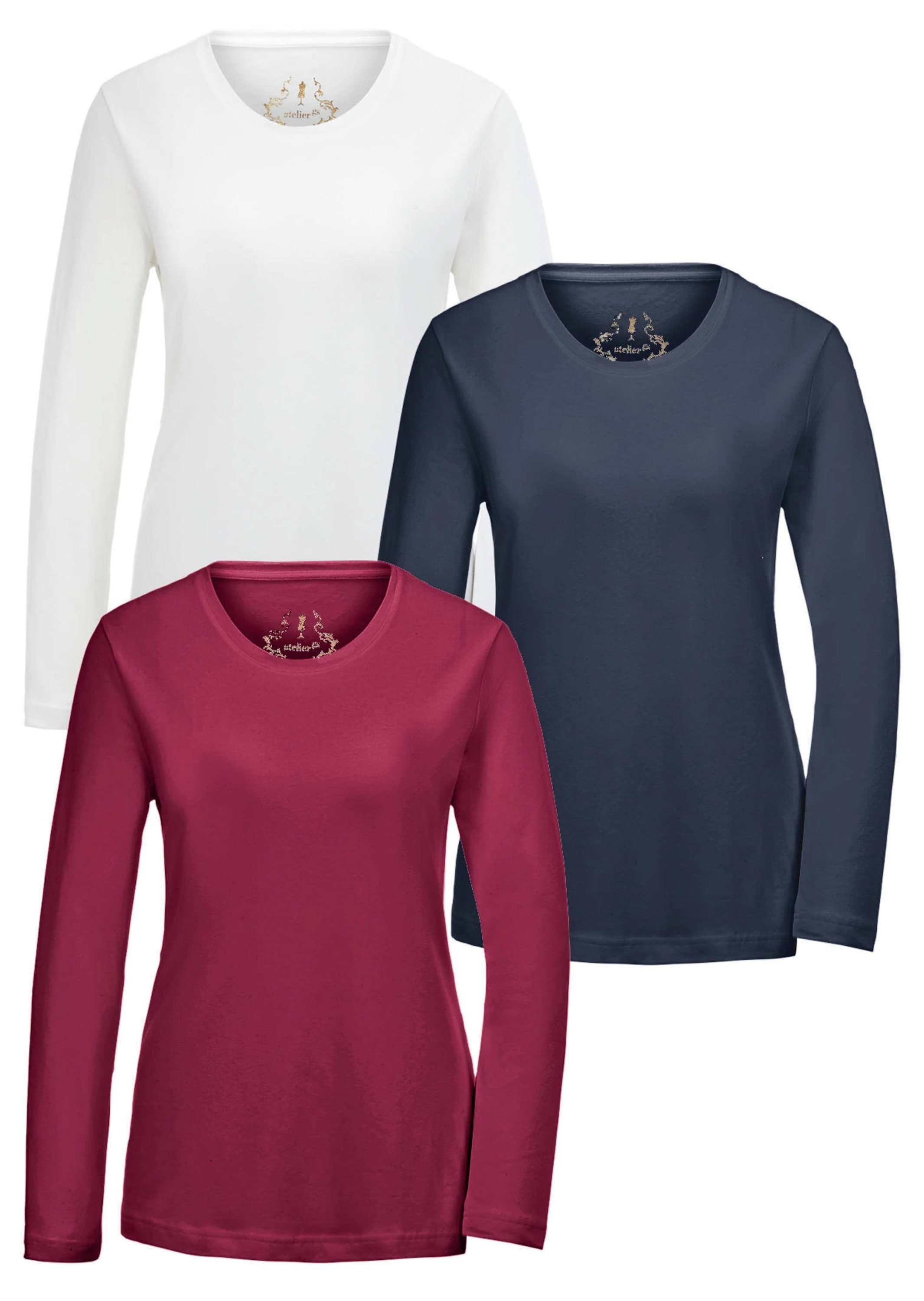 GOLDNER Kurzarmshirt "Basicshirt-Set mit Rundhals" keine/nicht relevant
