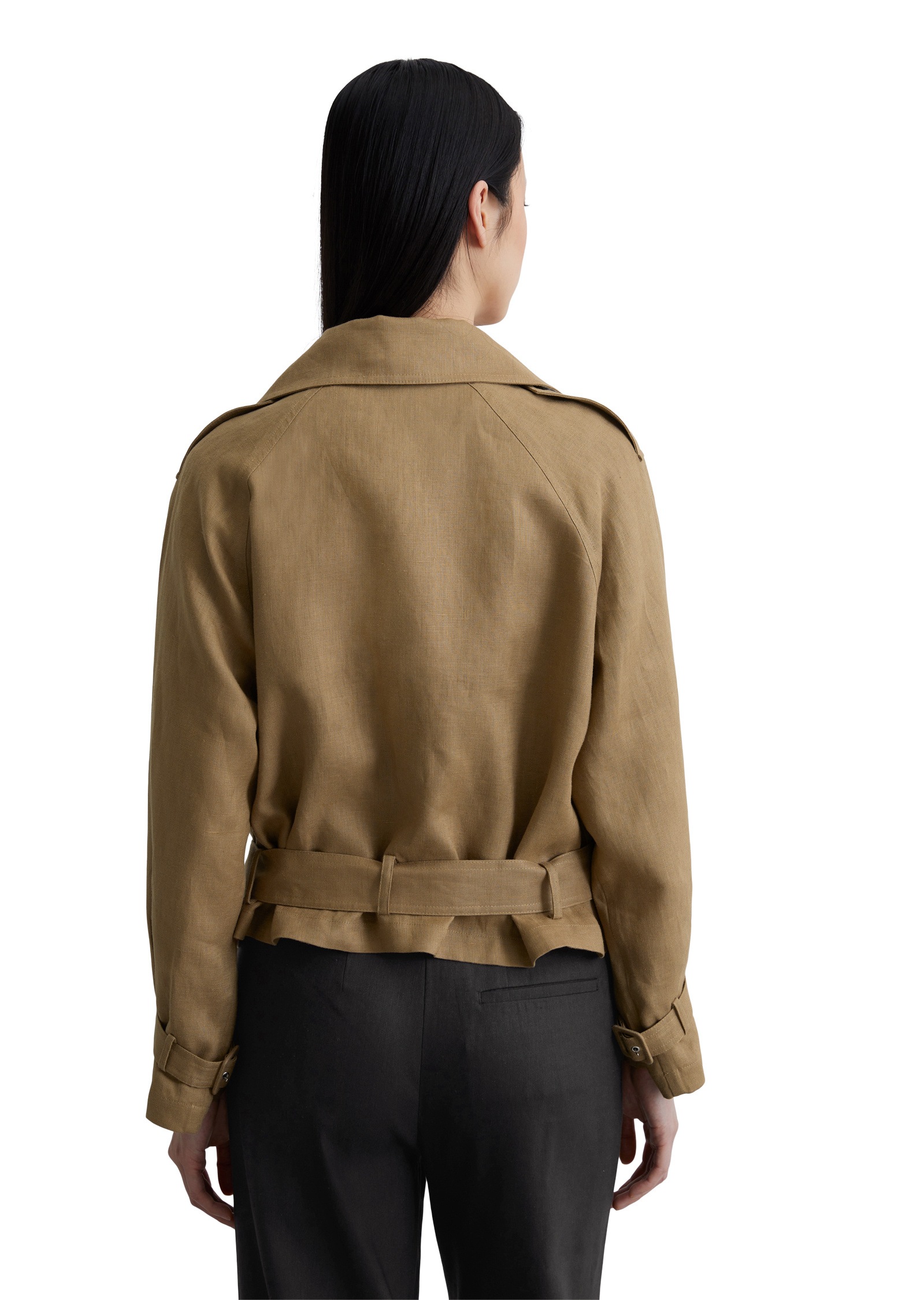 Marc O'Polo Outdoorjacke »mit hohem Stehkragen«, ohne Kapuze