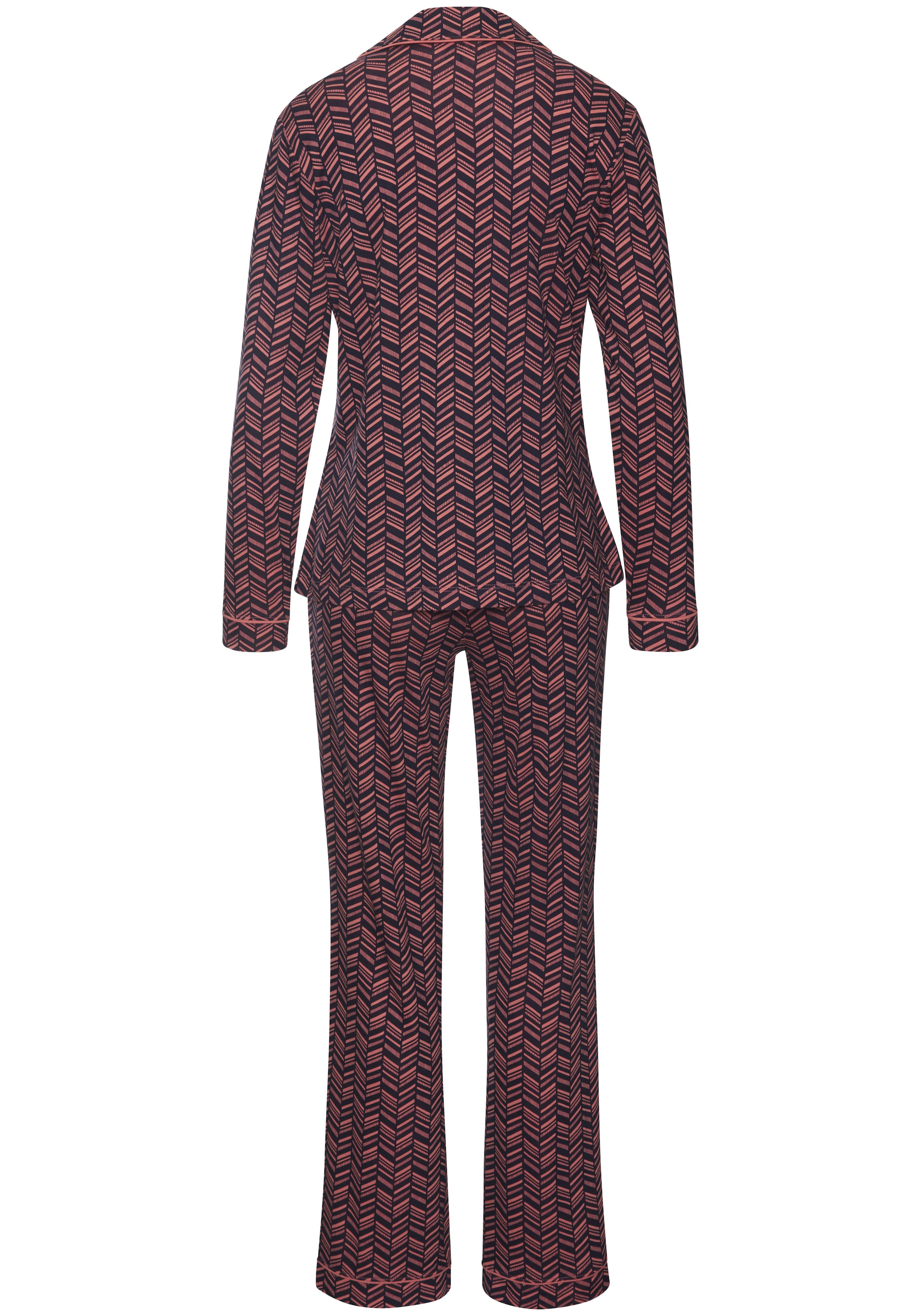 Vivance Dreams Pyjama, (2 tlg.), mit kreativen Mustern
