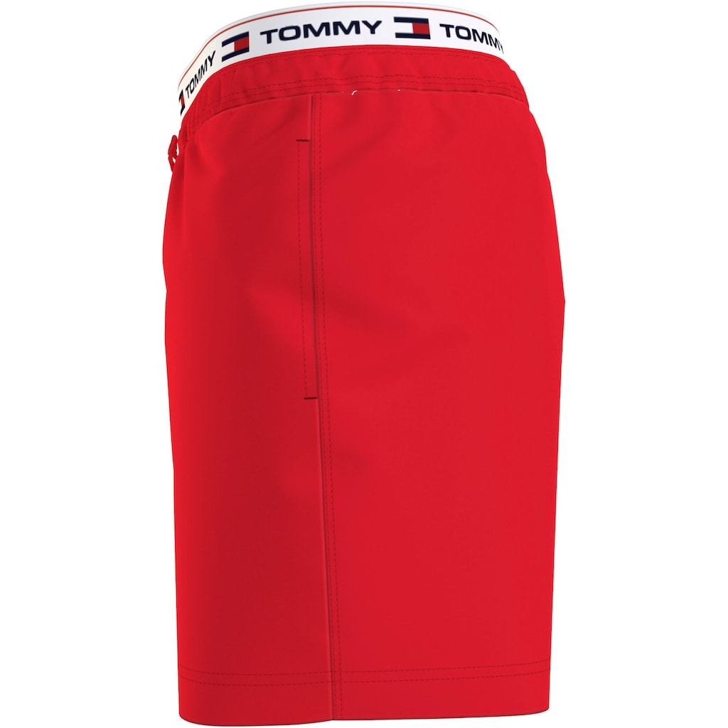 Tommy Hilfiger Swimwear Badeshorts »DW MEDIUM DRAWSTRING«, mit Logoschriftzügen rundum