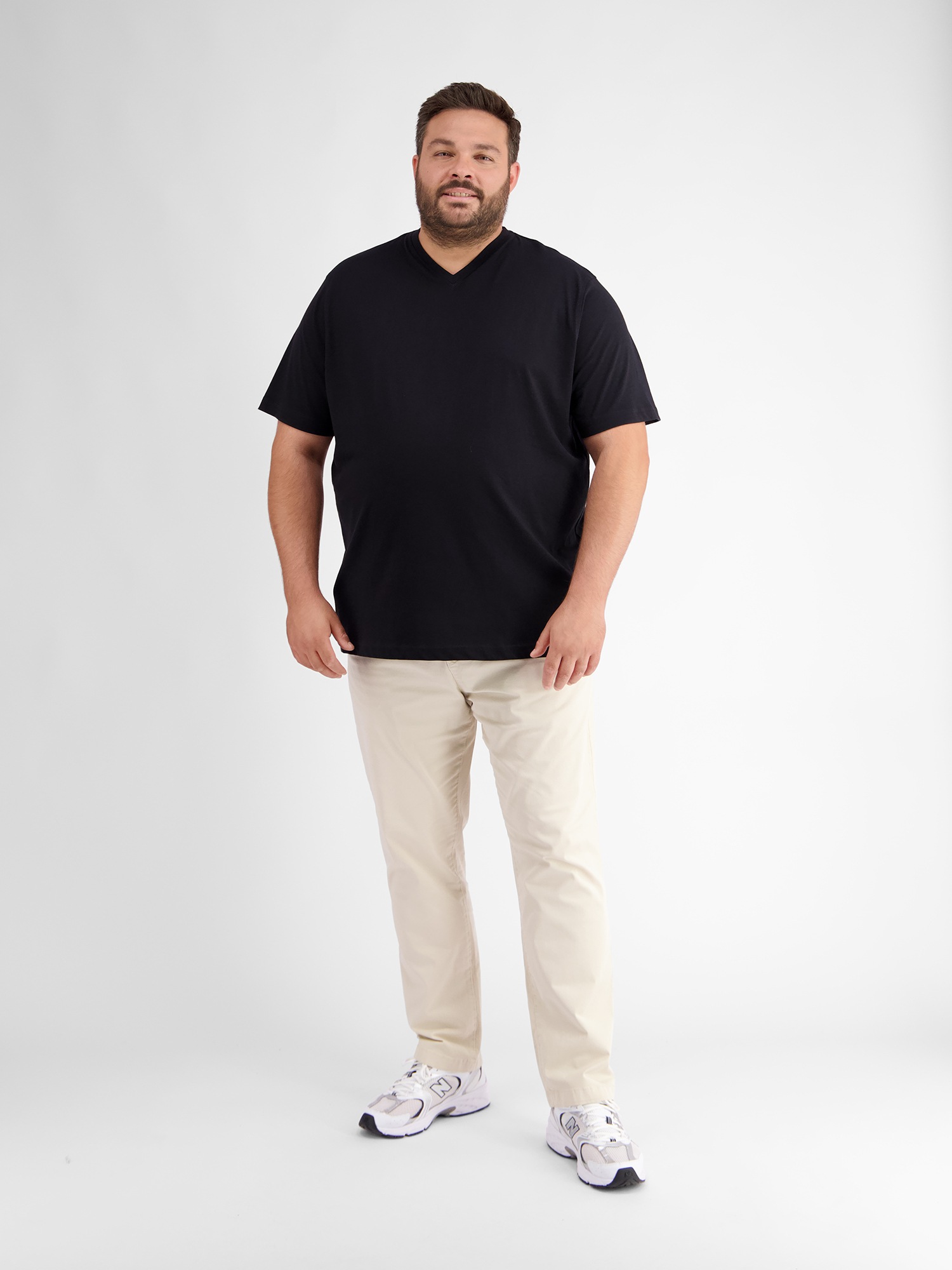 LERROS T-Shirt »V-Neck Doppelpack T-Shirt in Premium Baumwollqualität«