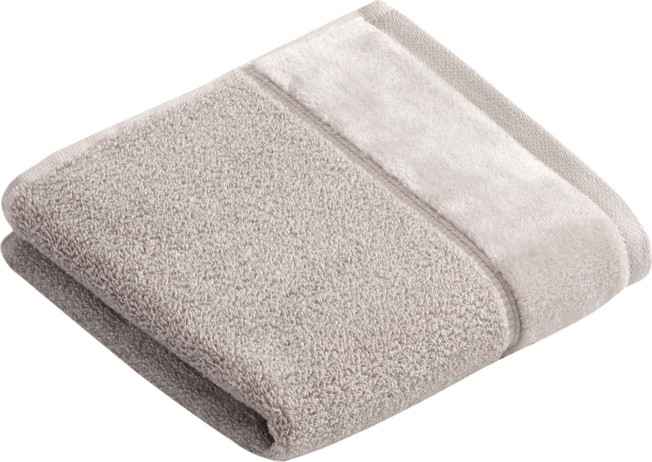 Vossen Gästehandtücher "Pure" im Set, Baumwolle & VEGAN, mit eleganter Velo günstig online kaufen