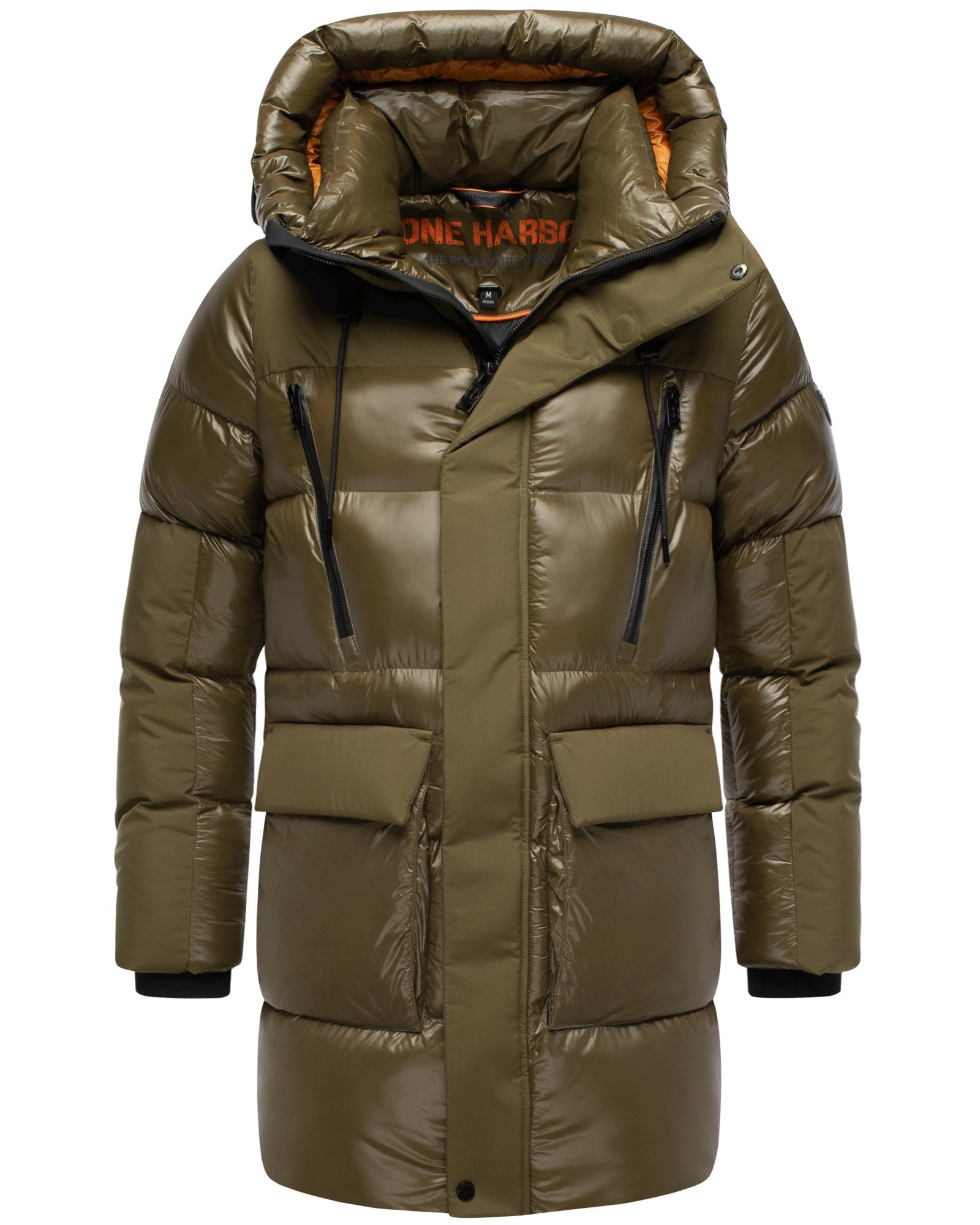 Stone Harbour Steppjacke »Nelioon XX«, mit Kapuze, Gesteppte Winterjacke mit Kapuze