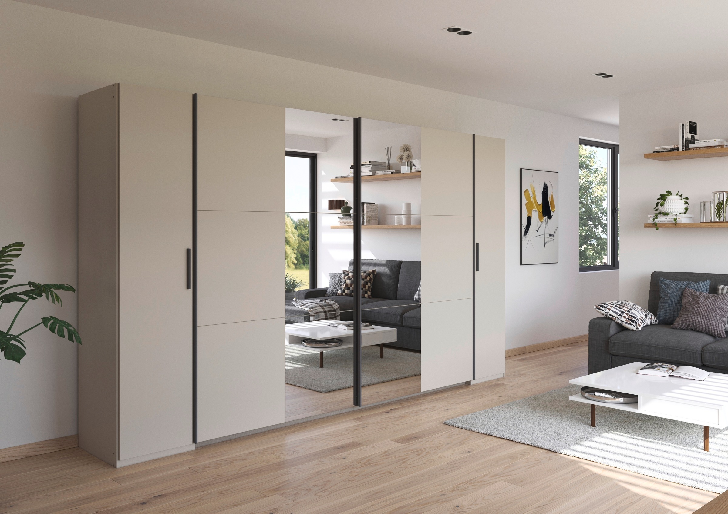 rauch Schwebetürenschrank "Kleiderschrank Drehtürenschrank Schrank Garderob günstig online kaufen