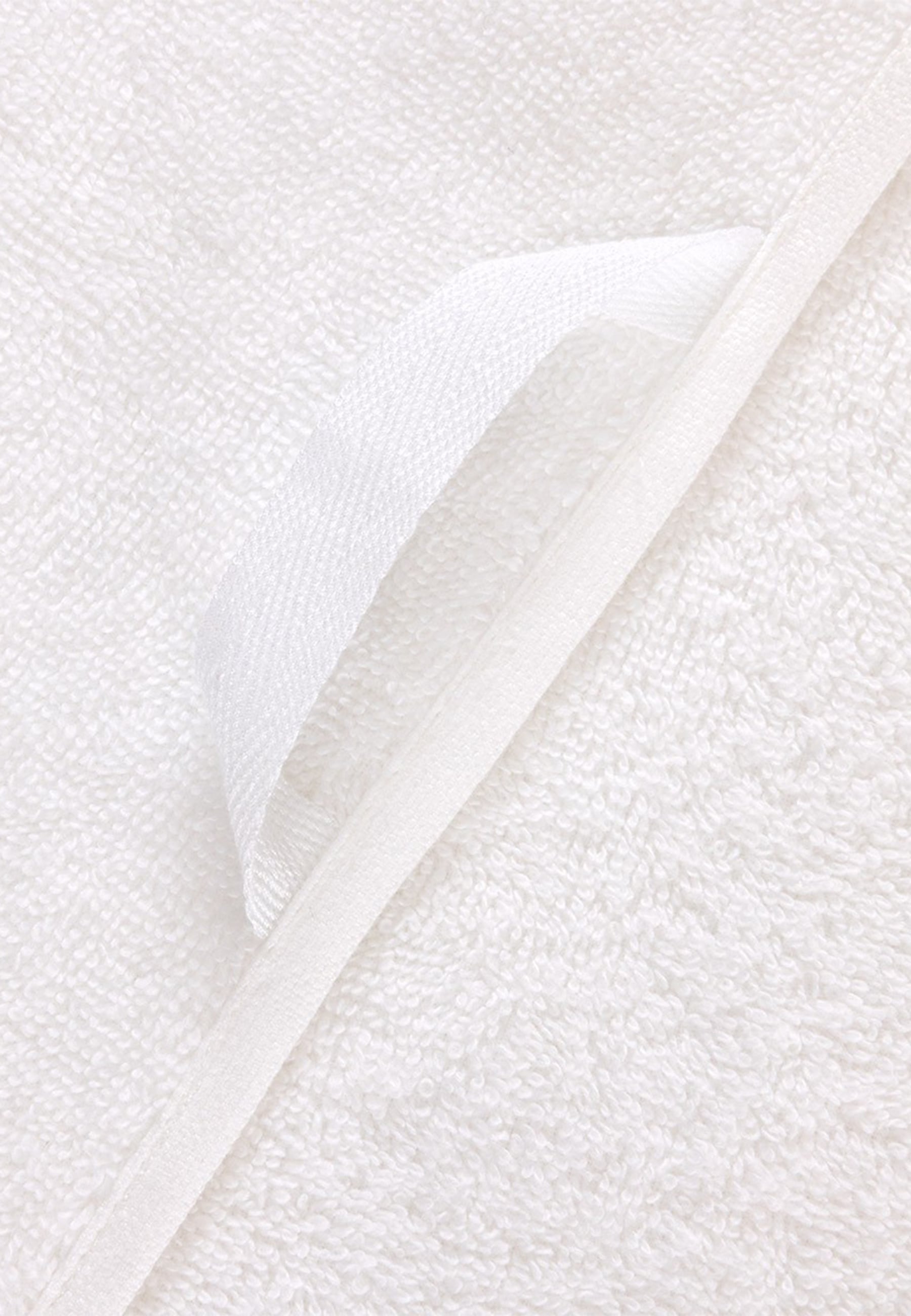 Lacoste Badetuch »LCOURTLI« mit Label-Applikationen und gestreifter Bordüre