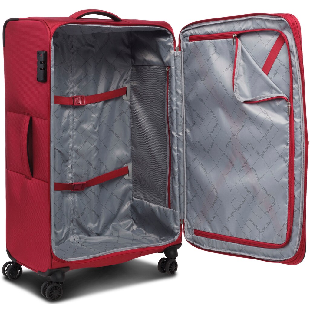 WORLDPACK Trolleyset »Dublin, feuerrot«, (3 tlg.)