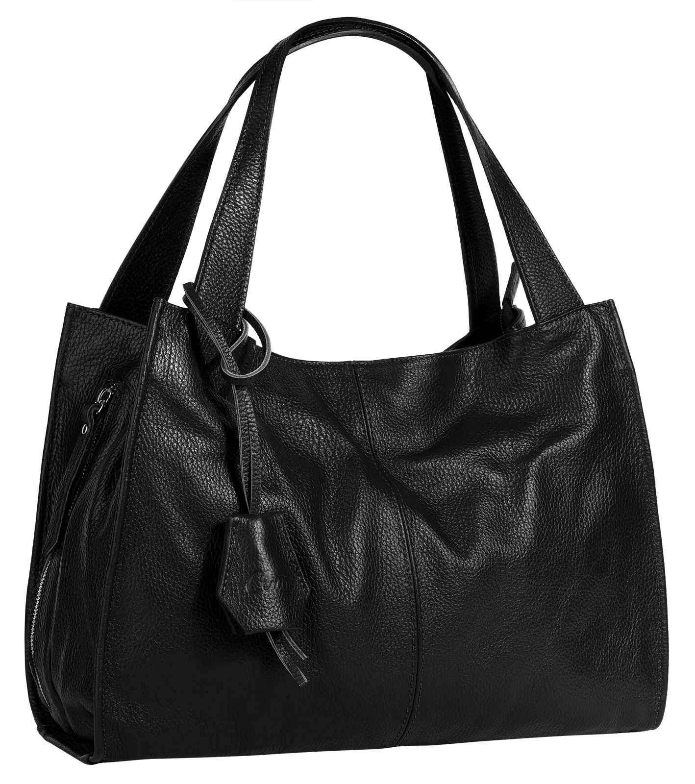 Cluty Shopper echt Leder, Made in Italy günstig online kaufen