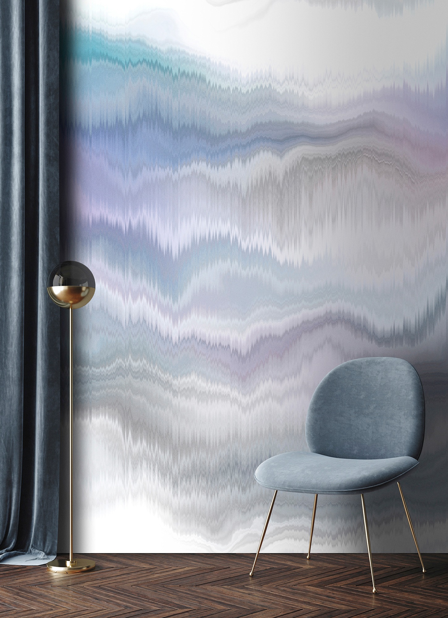 living walls Fototapete »Walls by Patel Pastel Palace«, Vlies, Wand