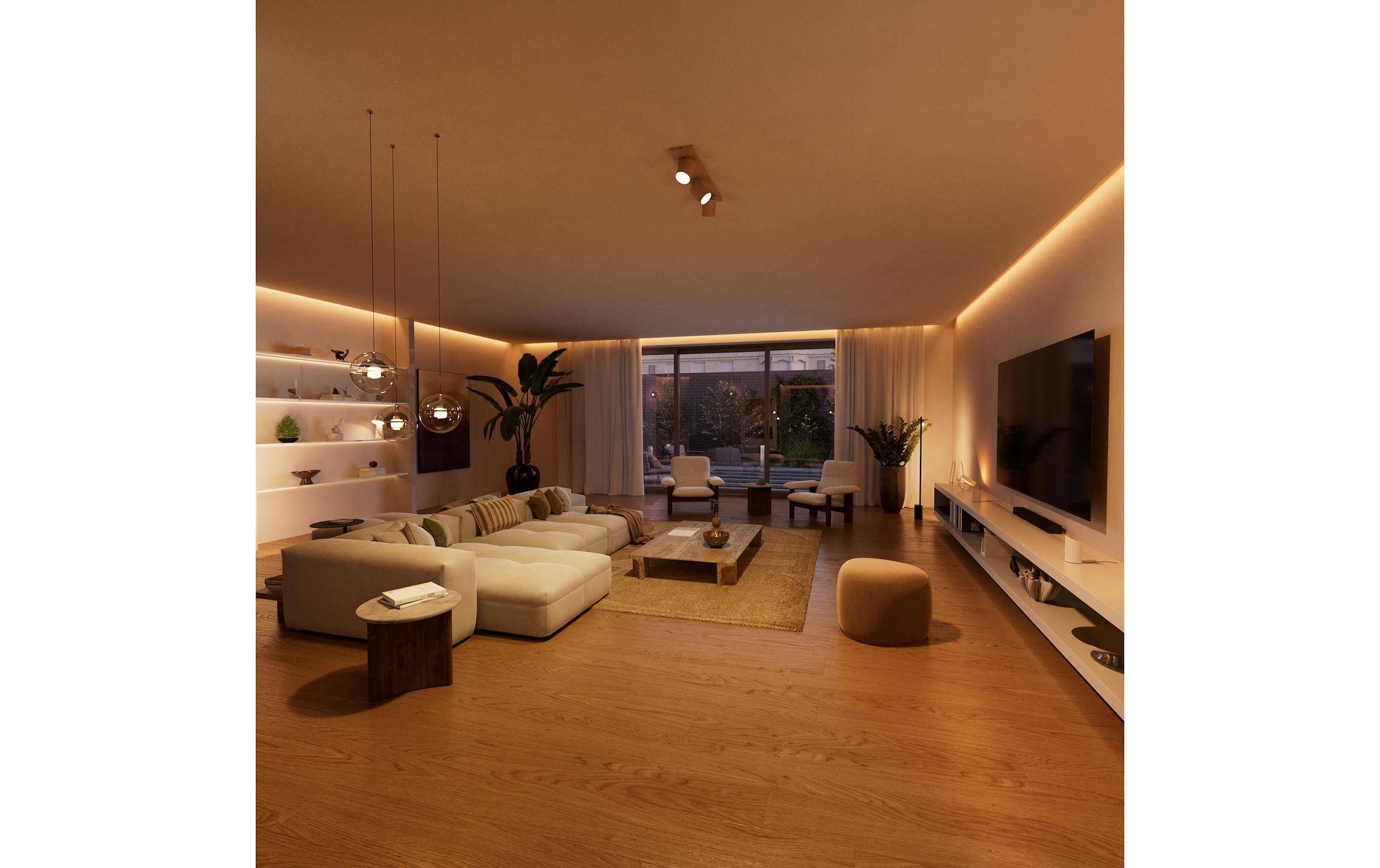 Philips Hue Smart-Home-Steuerelement »Wandschaltermodul, für Hue Lampen, Netzbetrieb« Individuelle Steuerung, App‑ & Sprachsteuerung, 1er‑Pack