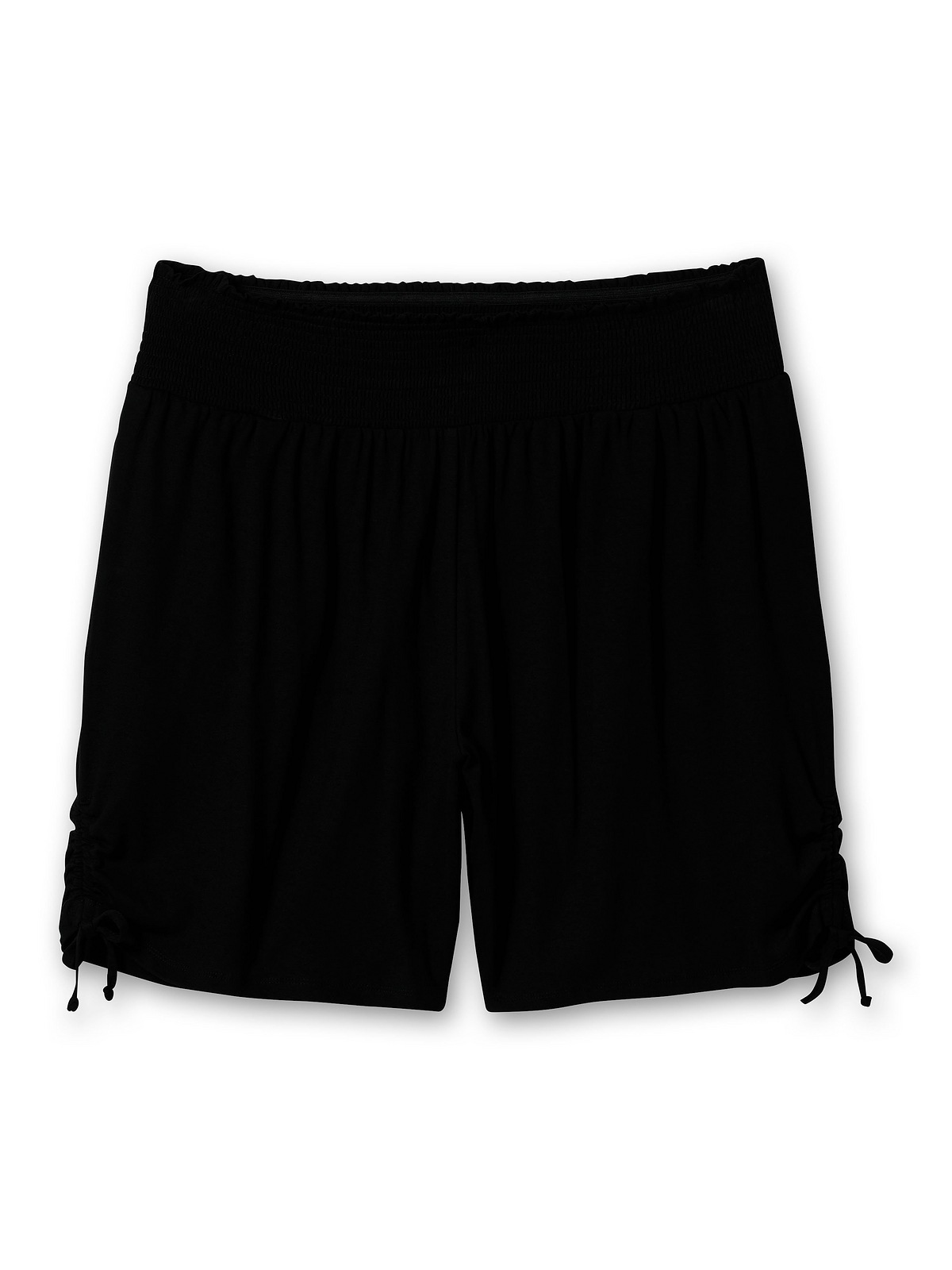 Sheego Shorts »Große Größen«, mit Smokbund und seitlicher Raffung für  bestellen | BAUR