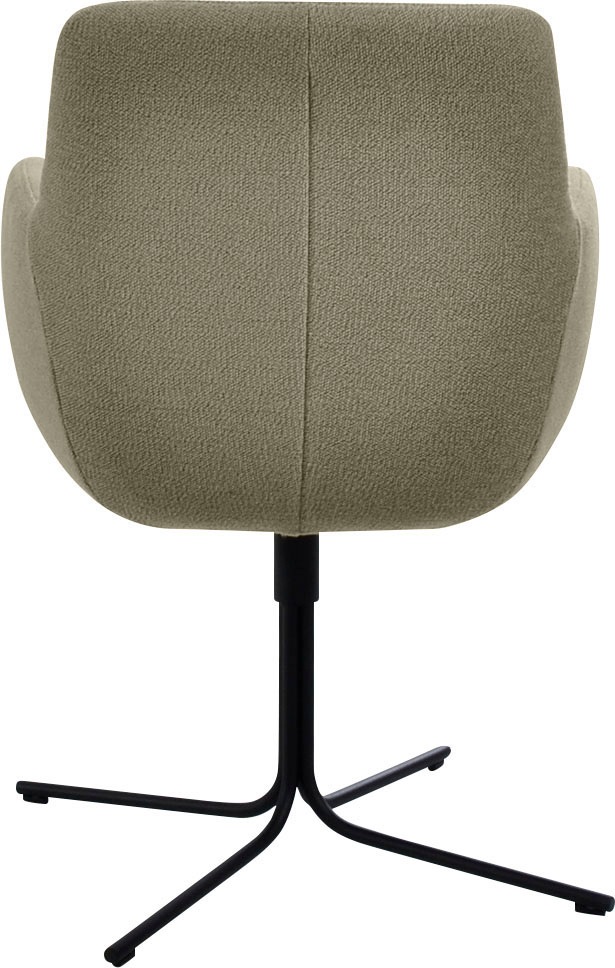 K+W Komfort & Wohnen Drehstuhl "Pego" () filigranem 4-Fuß-Gestell in schwar günstig online kaufen