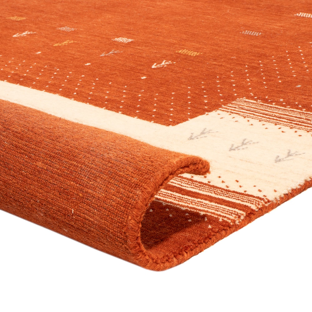 morgenland Wollteppich »Aurora Flair - Gabbeh Teppich - Loribaft Softy«, rechteckig, 1,2 mm Höhe, Sehr weicher Flor