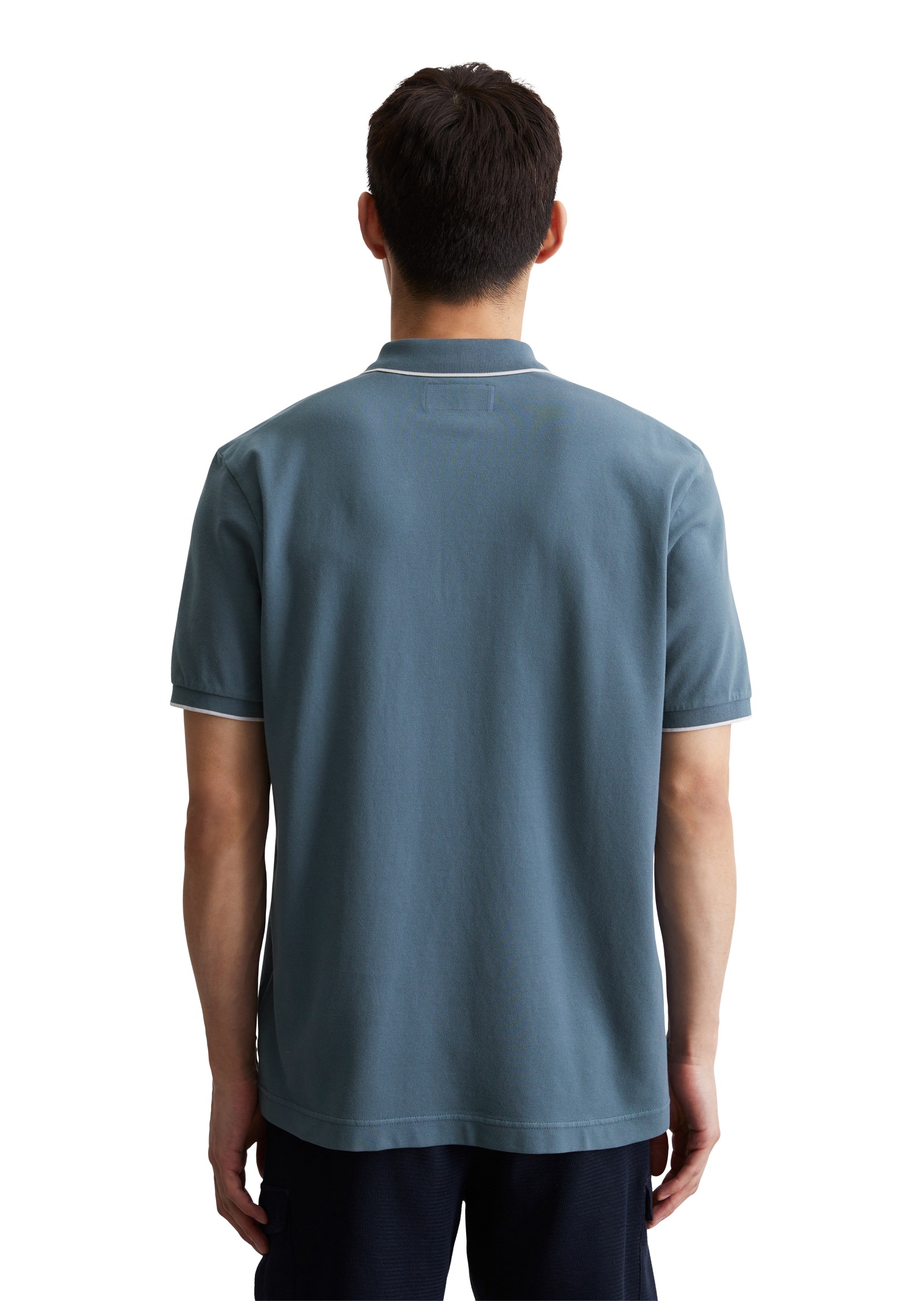 Marc O'Polo Poloshirt, aus Piqué, regular fit, kontrastfarbene Details