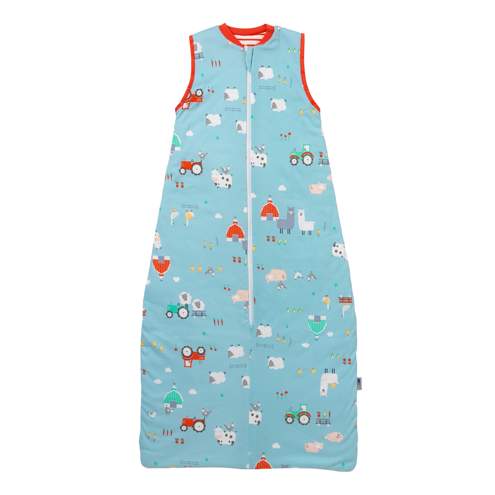 SCHLUMMERSACK Babyschlafsack "Schlafsack ohne Füßen 1.0 Tog", L: 90cm, blau, Schlafsäcke