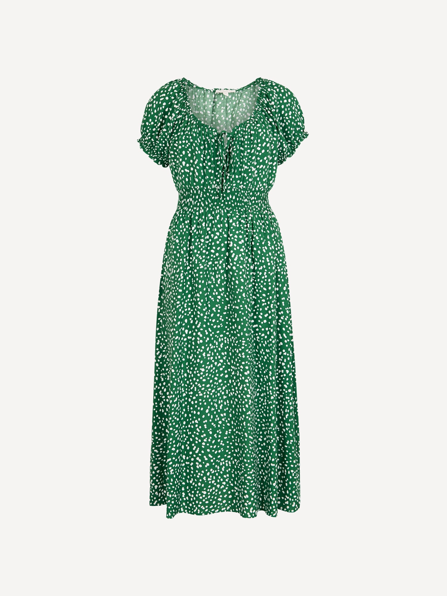 Apricot Midikleid »Midi-Kleid im Milchmädchen-Stil« mit Muster
