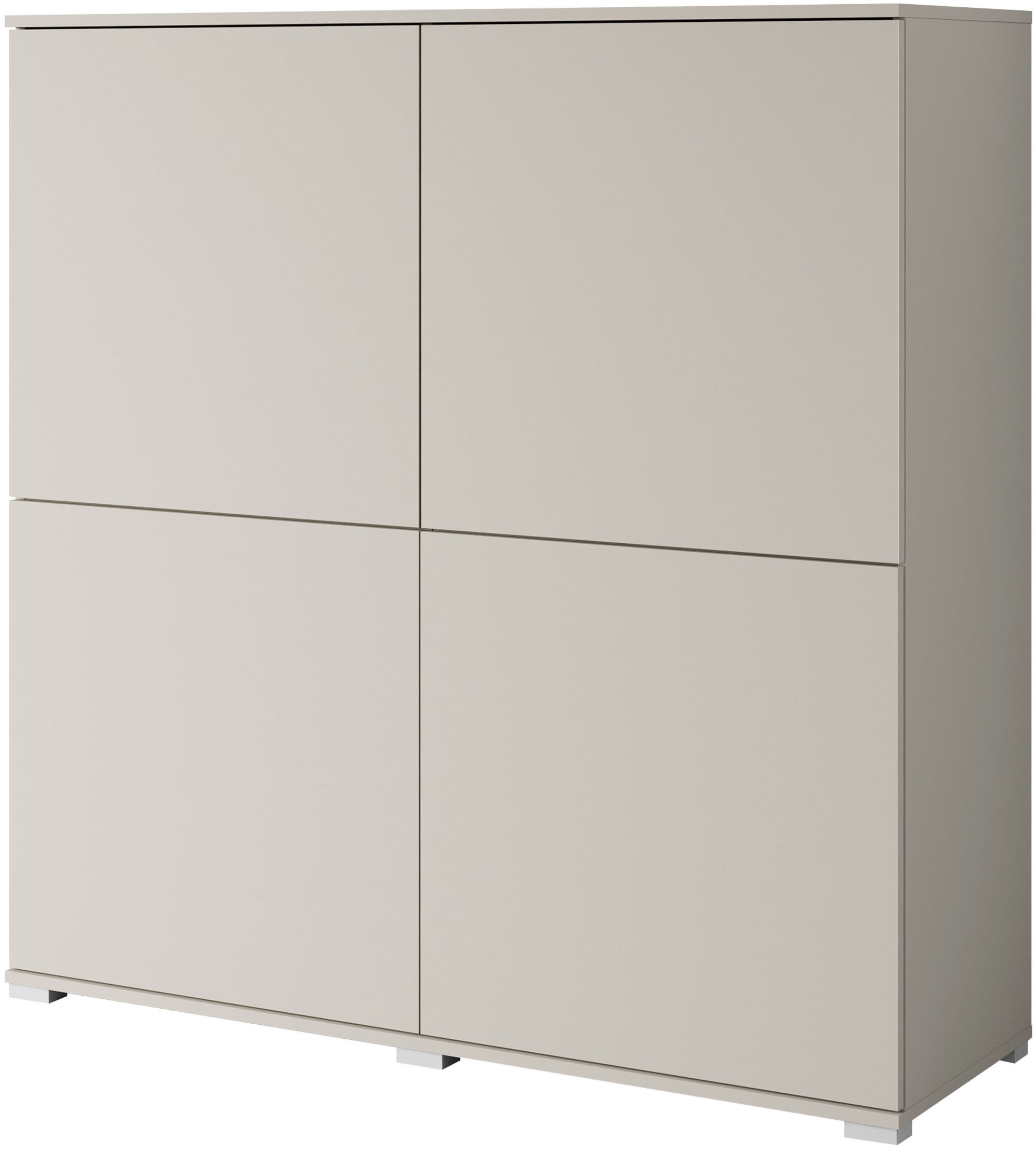 INOSIGN Highboard "Kenia, moderne grifflose Hochkommode mit 4 Türen, Breite günstig online kaufen