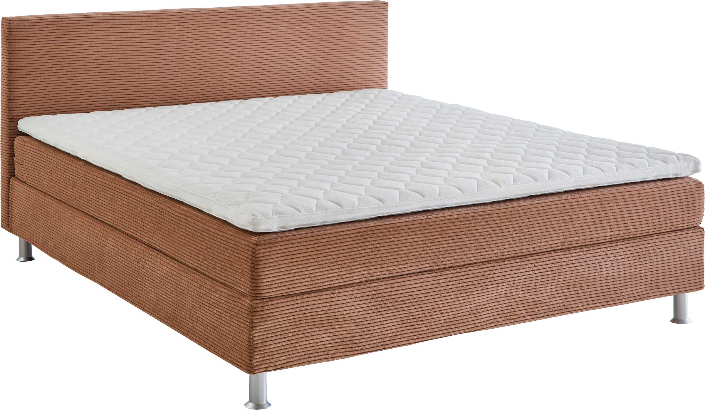 ATLANTIC home collection Boxbett »Edison«, inkl. Bonnellfederkern-Matratze und Topper