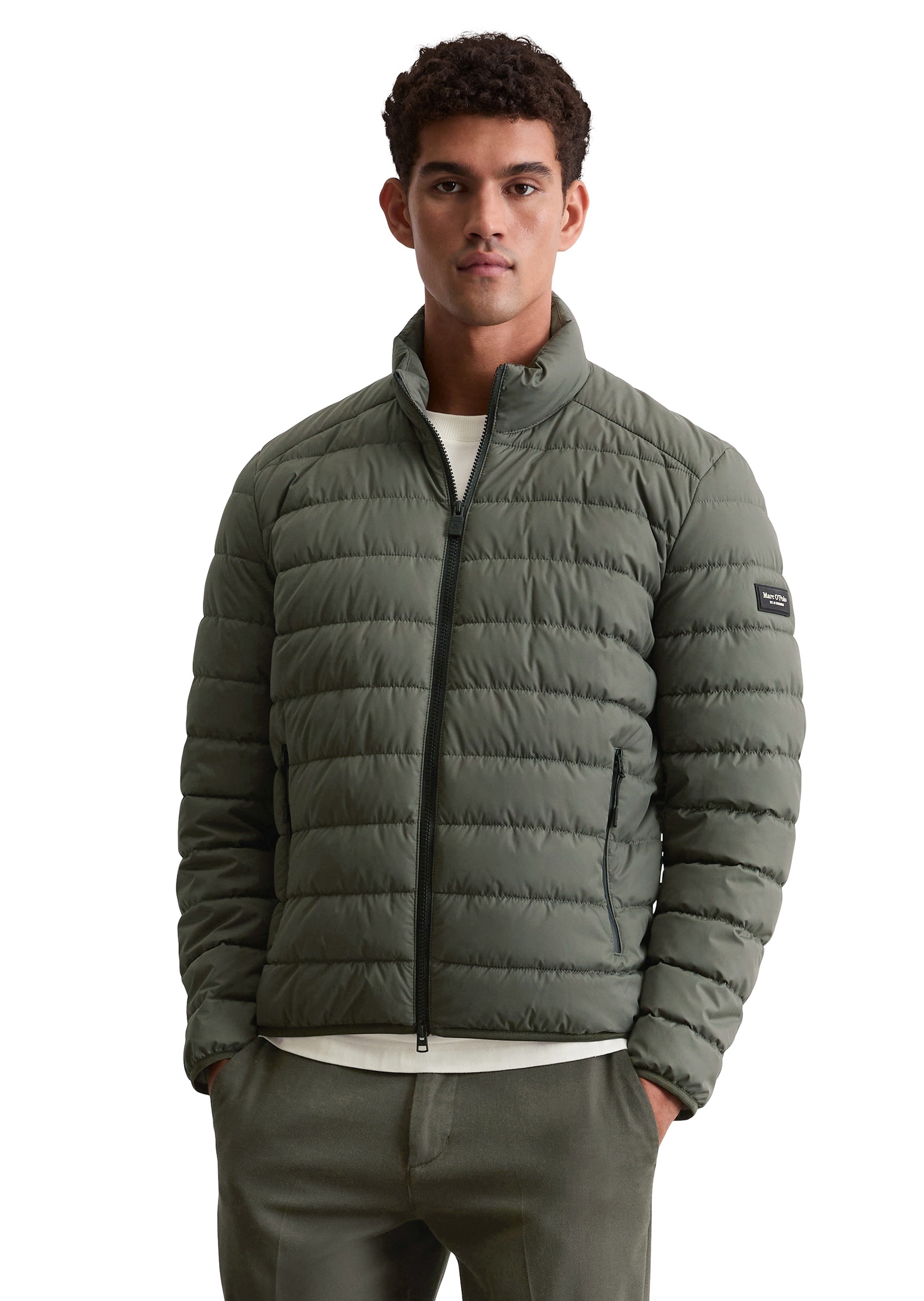 Marc OPolo Outdoorjacke "aus recyceltem Performance-Polyester", ohne Kapuze günstig online kaufen