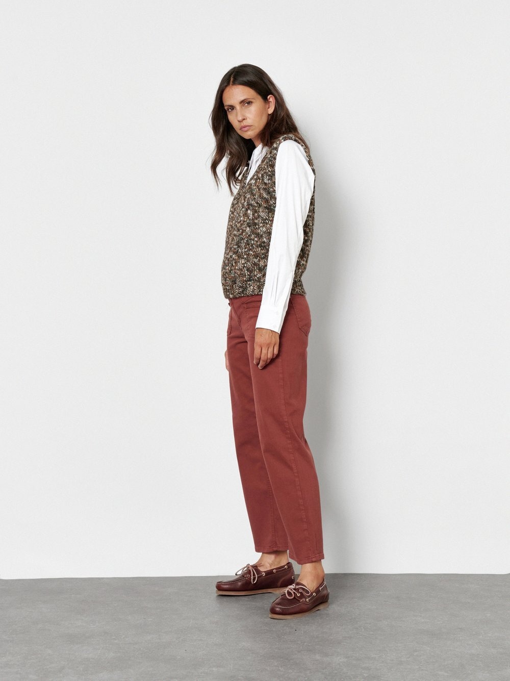 TONI Weite Jeans »Liv Wide« mit grafischen Fronttaschen