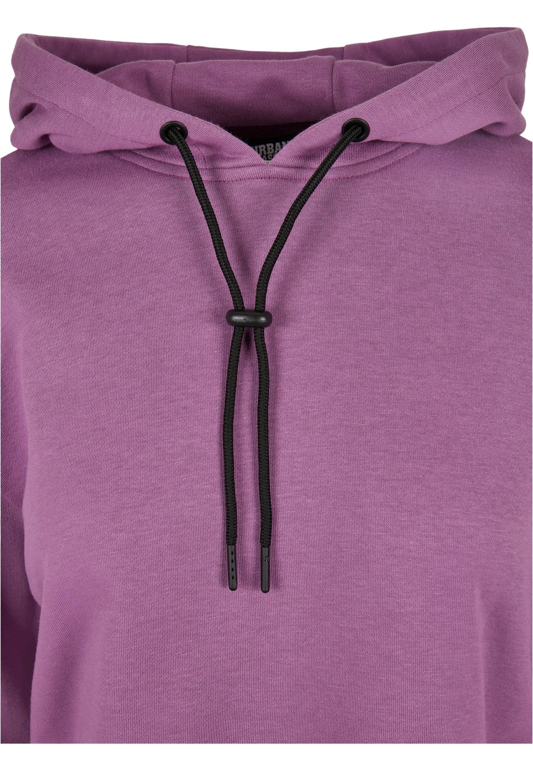 URBAN CLASSICS Rundhalspullover »Urban Classics Damen Ladies Short Terry Hoody«