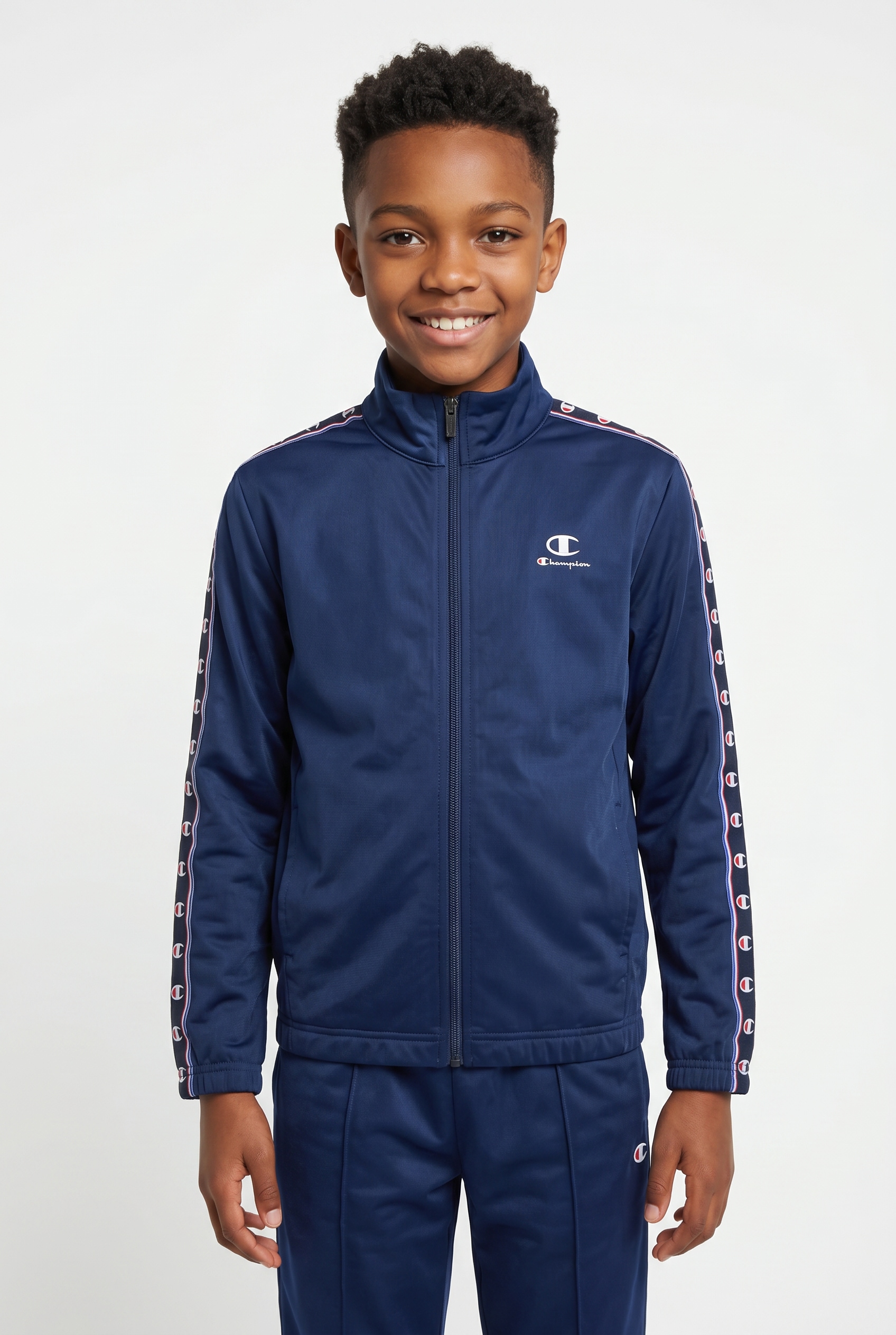 Champion Trainingsanzug "SPORT INSPIRED tracksuit with tape" 2 tlg. zweiteiliges Set, mit komfortabler Passform, aus Polyester