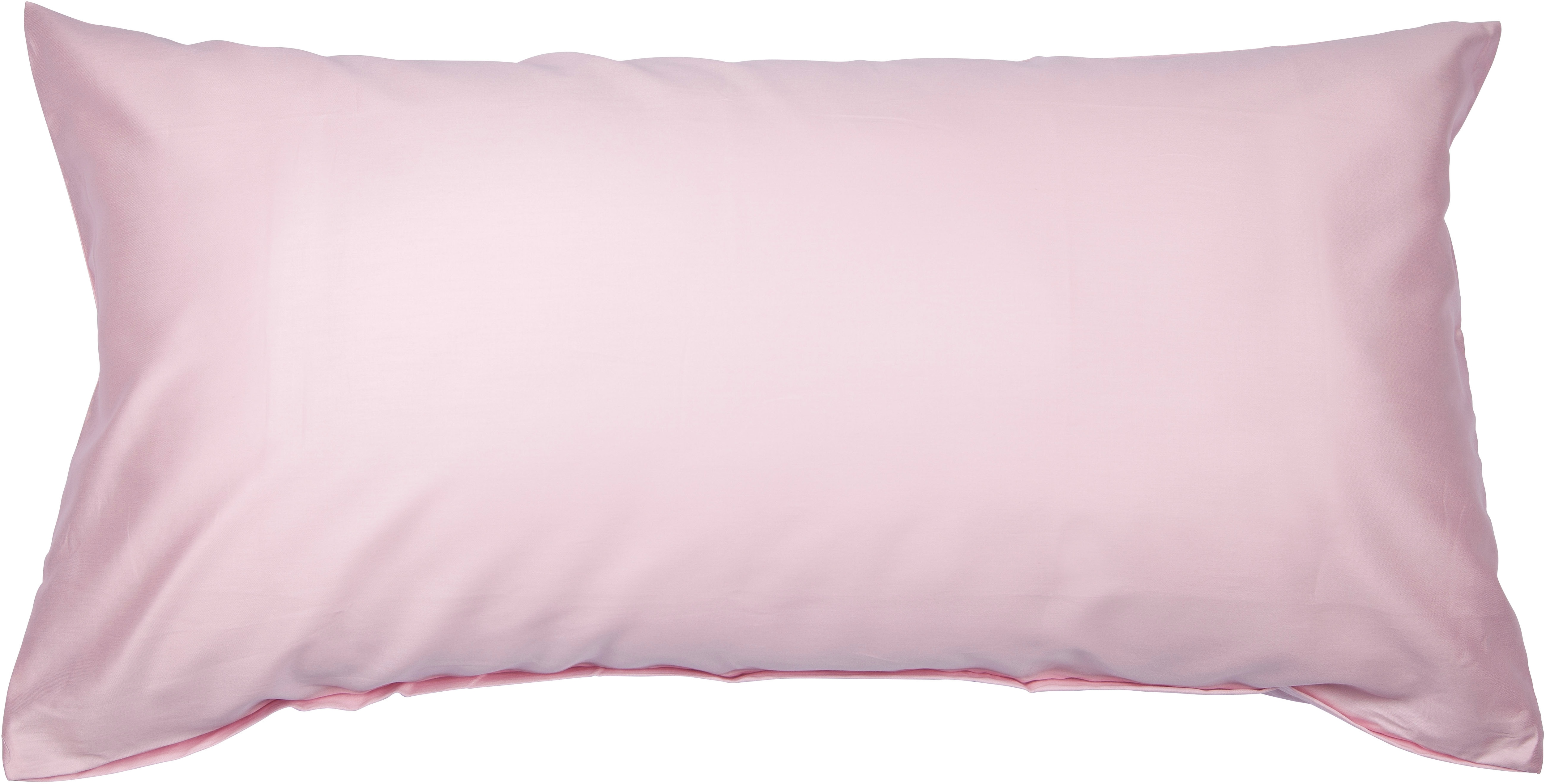 Janine Kissenbezug "Colors Mako Satin" mit Reißverschluss, uni Kissenhülle, feinfädig, 100% Baumwolle