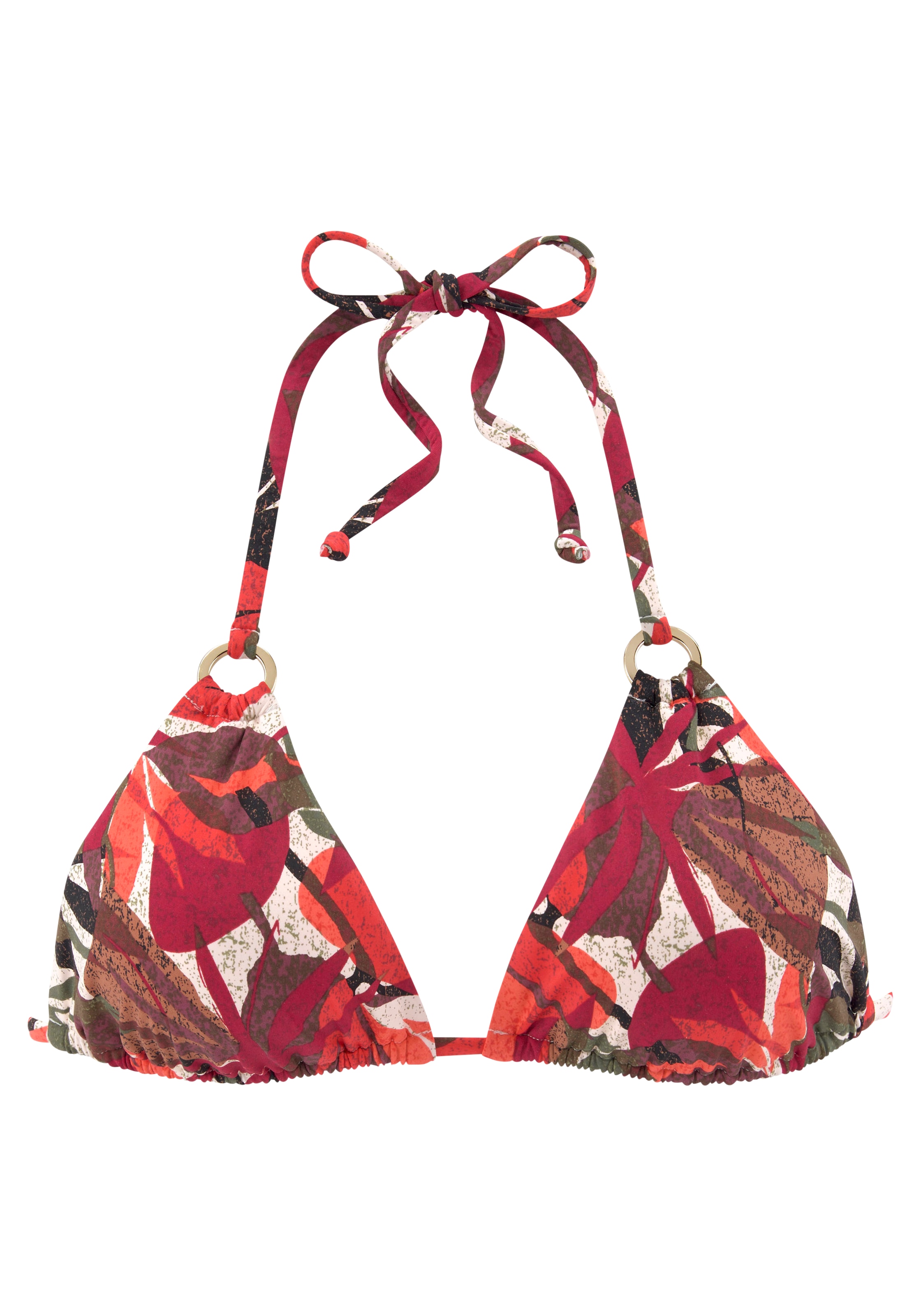 LASCANA Triangel-Bikini-Top »Ava« im tropischen Design