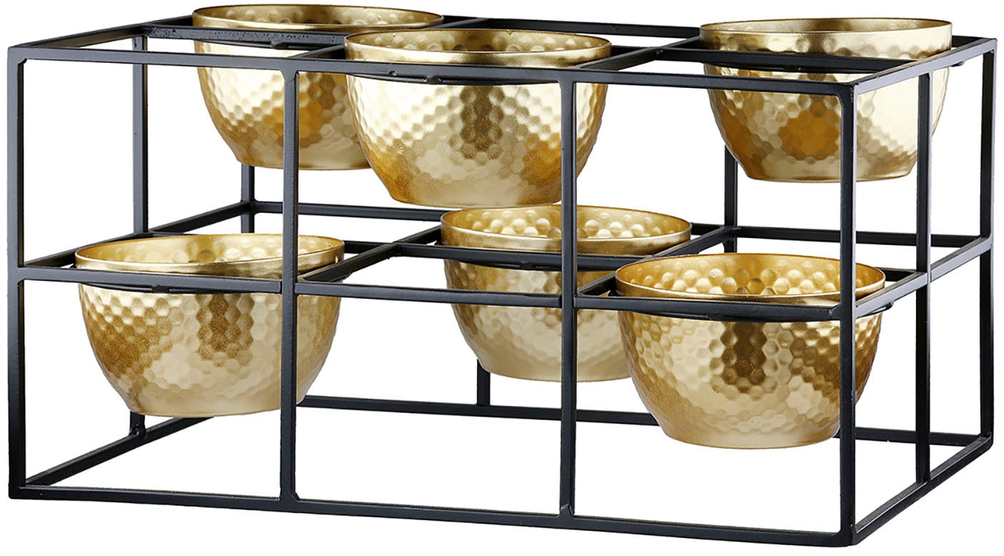 Thumbnail - Casablanca by Gilde Teelichthalter "6er Teelichtleuchter Frame, H.14 cm"