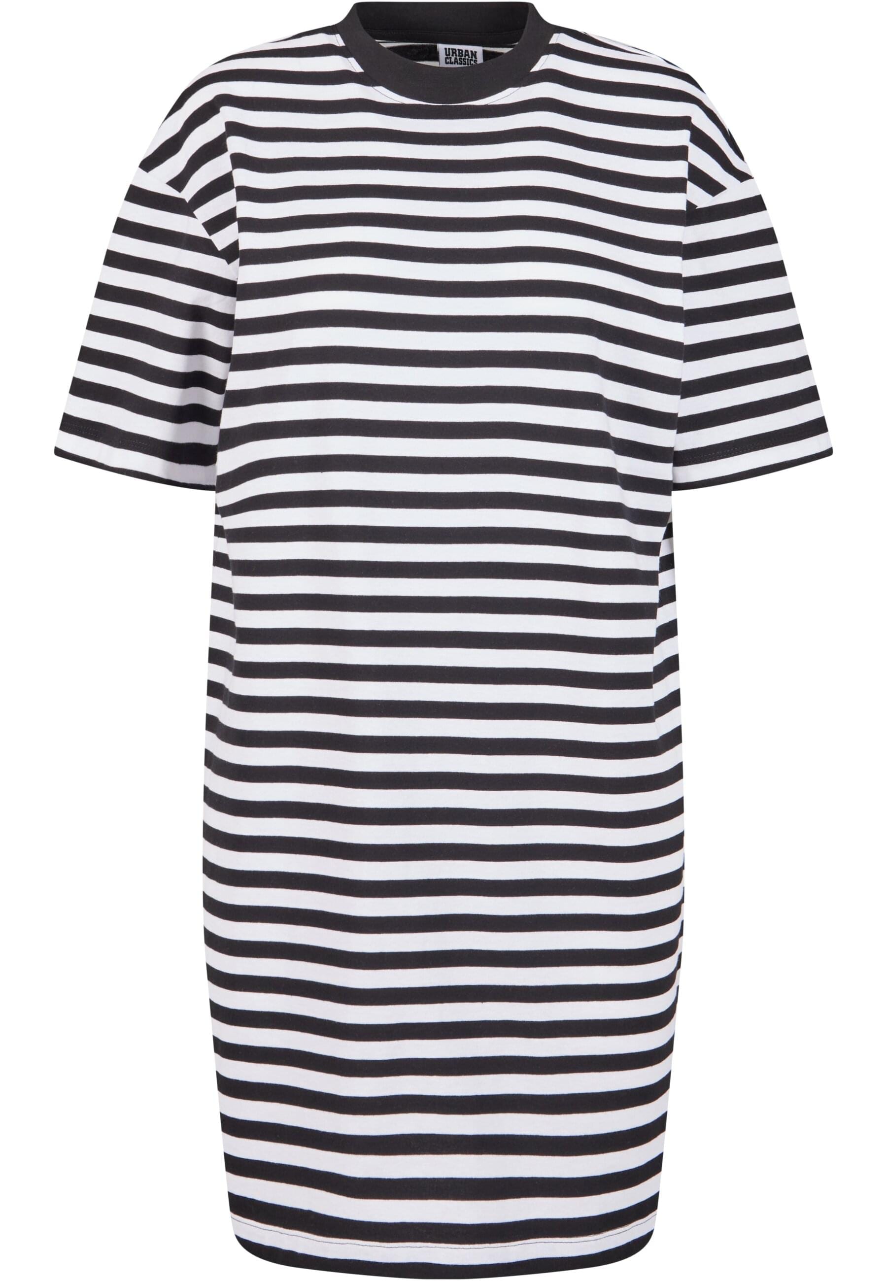 URBAN CLASSICS Shirtkleid "Urban Classics Damen Ladies Oversized Striped Tee Dress", (1 tlg.)