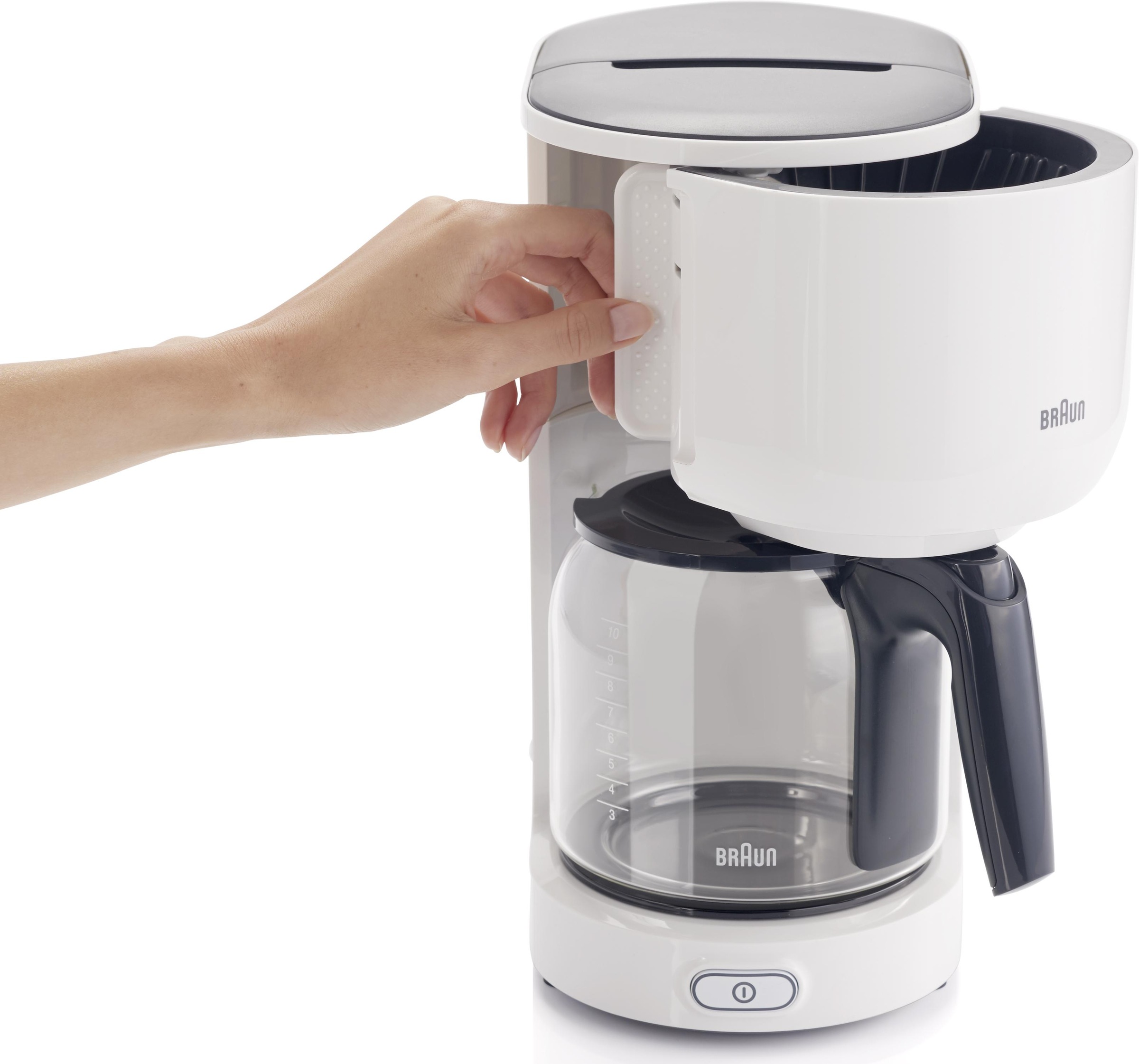 Braun Filterkaffeemaschine »KF 3120 WH«, 1x4 | Papierfilter, BAUR