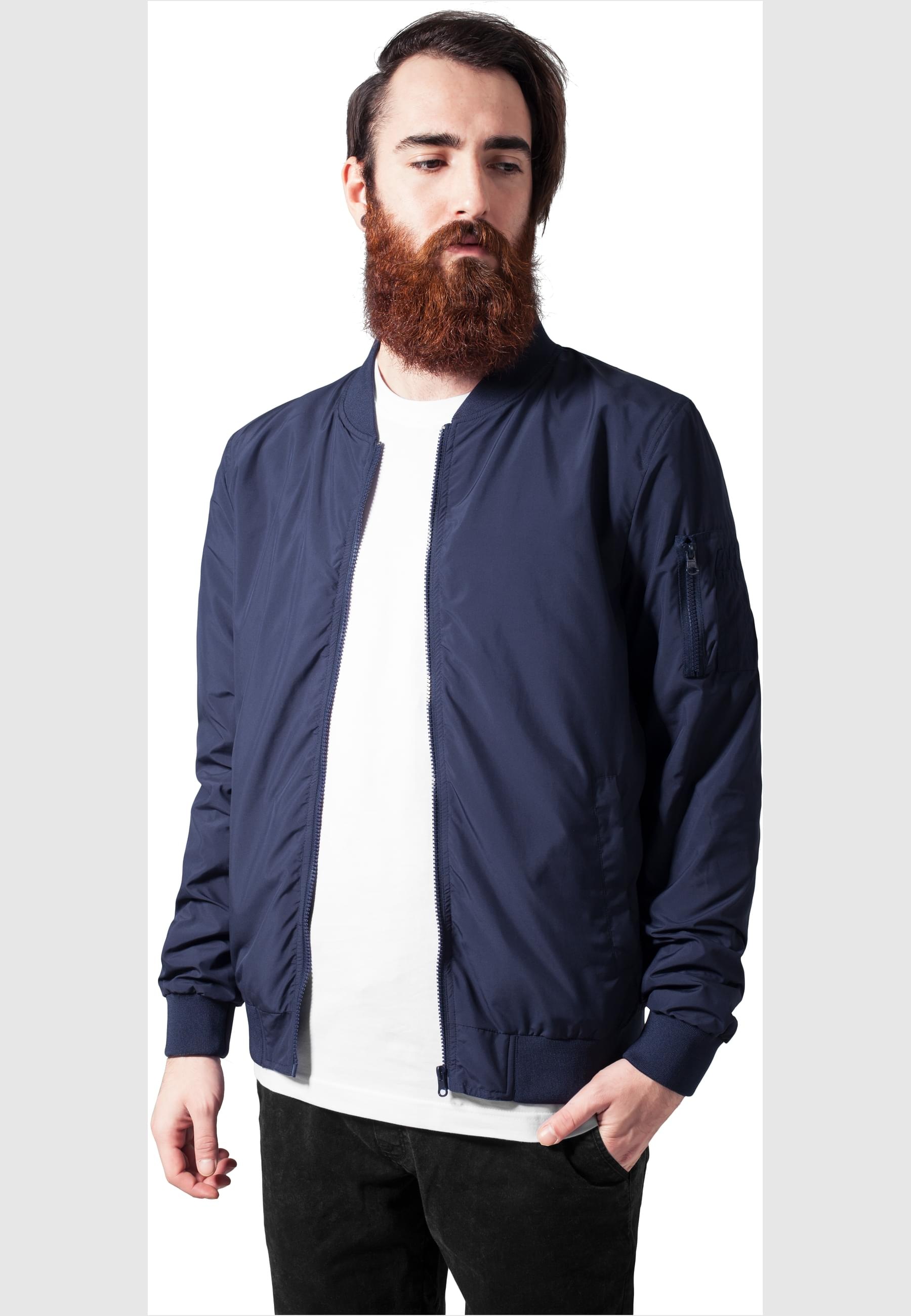 URBAN CLASSICS Allwetterjacke »Urban Classics Herren Light Bomber Jacket«, (1 St.), ohne Kapuze