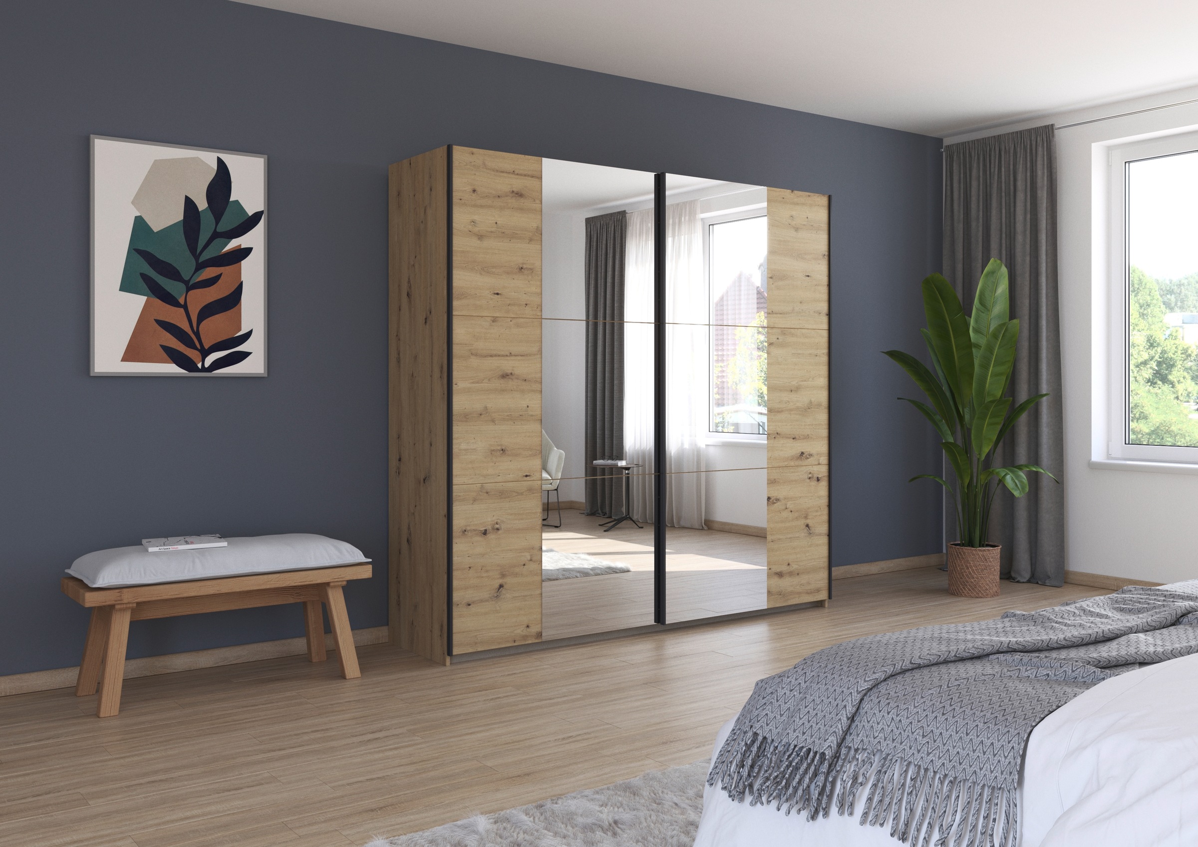 rauch Schwebetürenschrank "Kleiderschrank Schrank Breiten 131/175/218/261 c günstig online kaufen