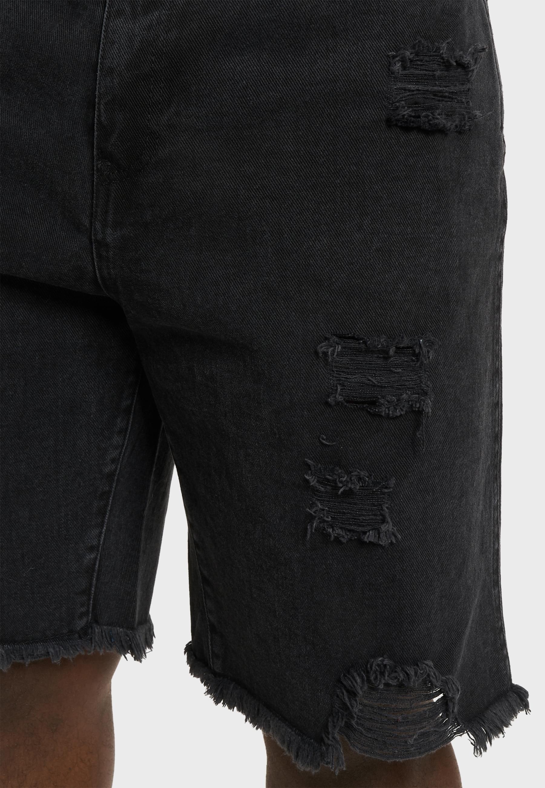Karl Kani Shorts »Karl Kani Herren KM232-027-2 KK OG Heavy Distressed Denim Shorts«, (1 tlg.)