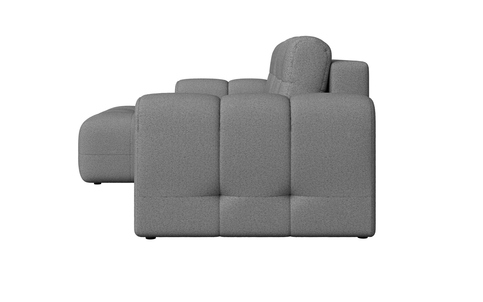 INOSIGN Ecksofa »Manilla, wahlweise mit Bettfunktion, B/T/H 265/170/91 cm«, L-Form mit Recamiere rechts/links bestellbar, Wellenunterfederung