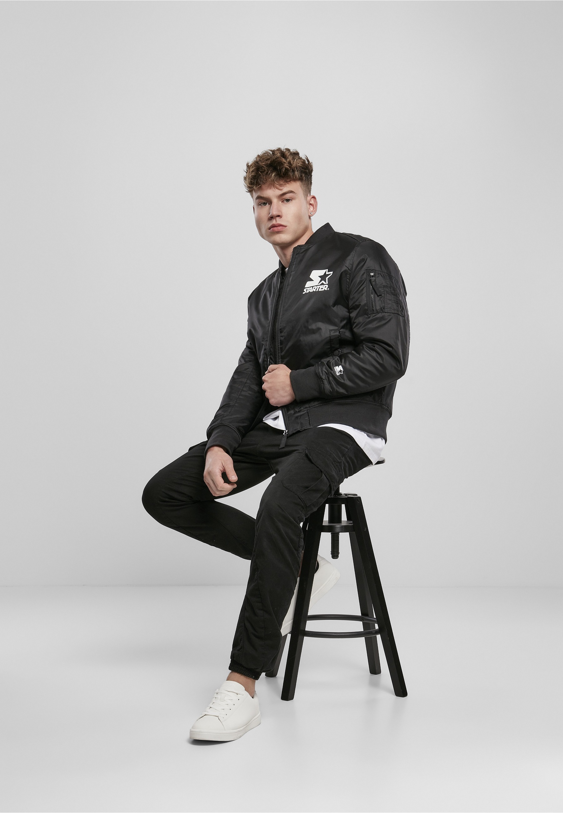 Starter Black Label Bomberjacke »Starter Black Label Herren« 1 Stk. tlg. ohne Kapuze