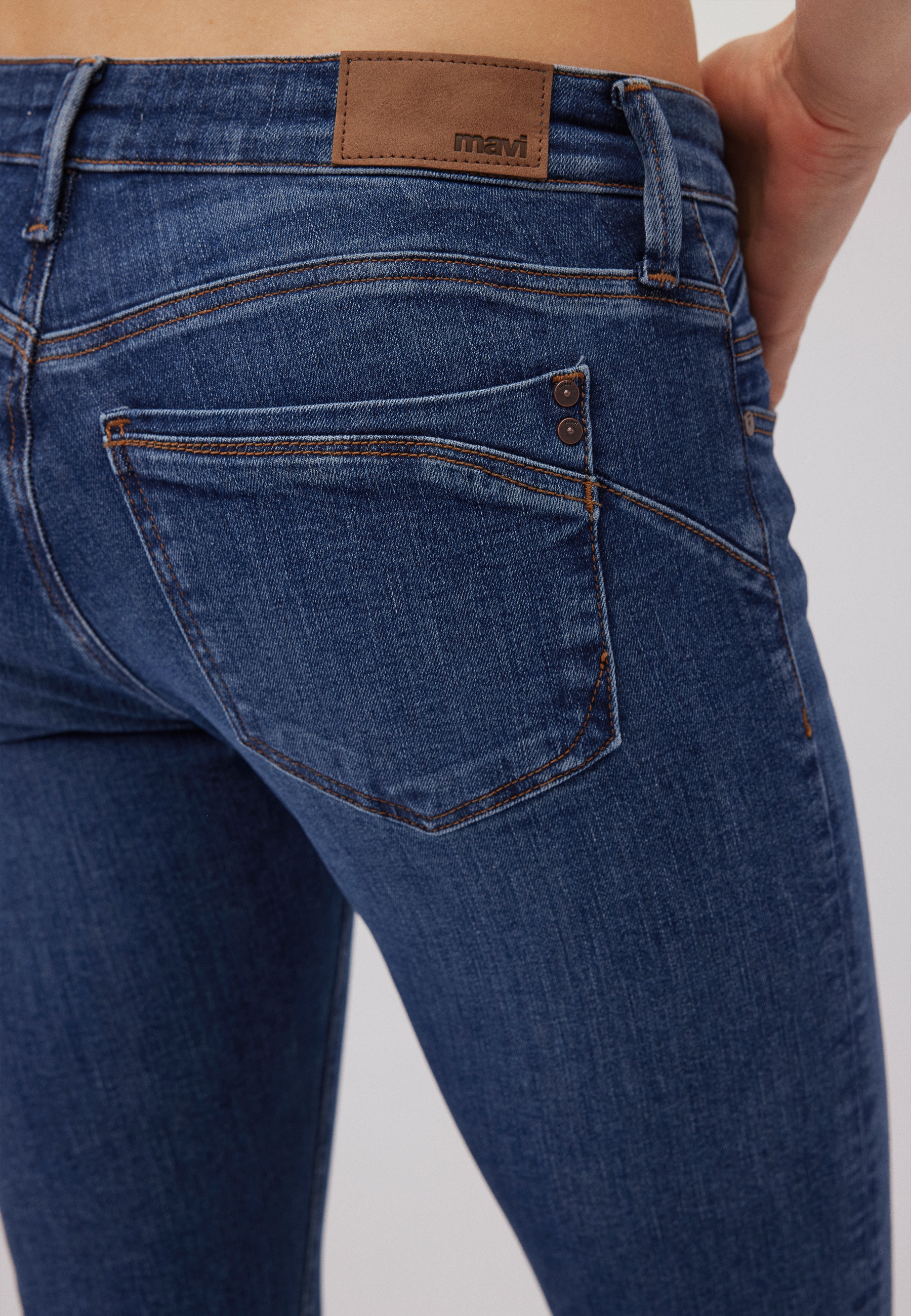 Mavi Röhrenjeans »LEXY«, Cropped Super Skinny Jeans