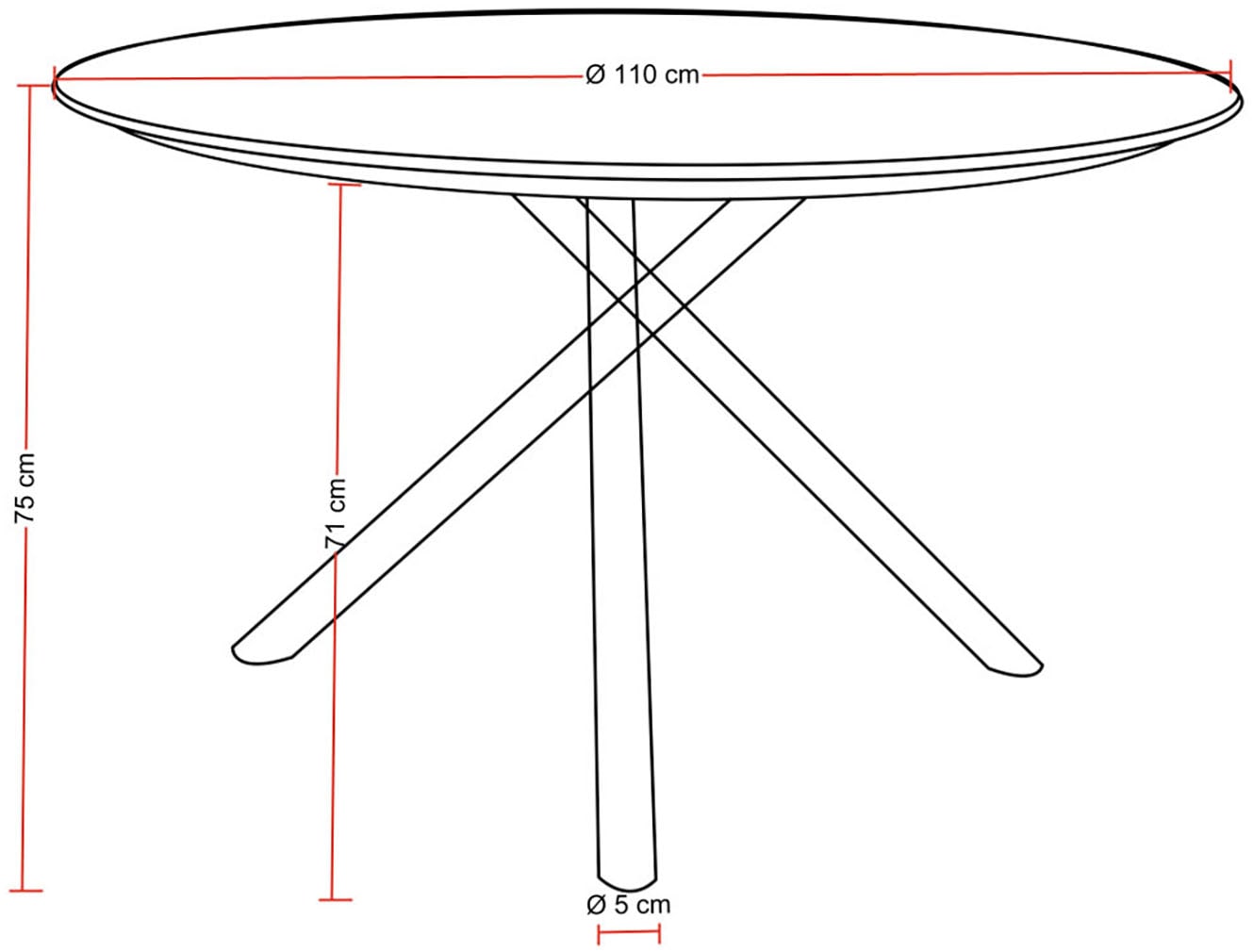 Destiny Garten-Essgruppe »COMO BARLETTA Essgruppe 4 Se + Tisch Ø110cm, grau/anthr.« Set, 