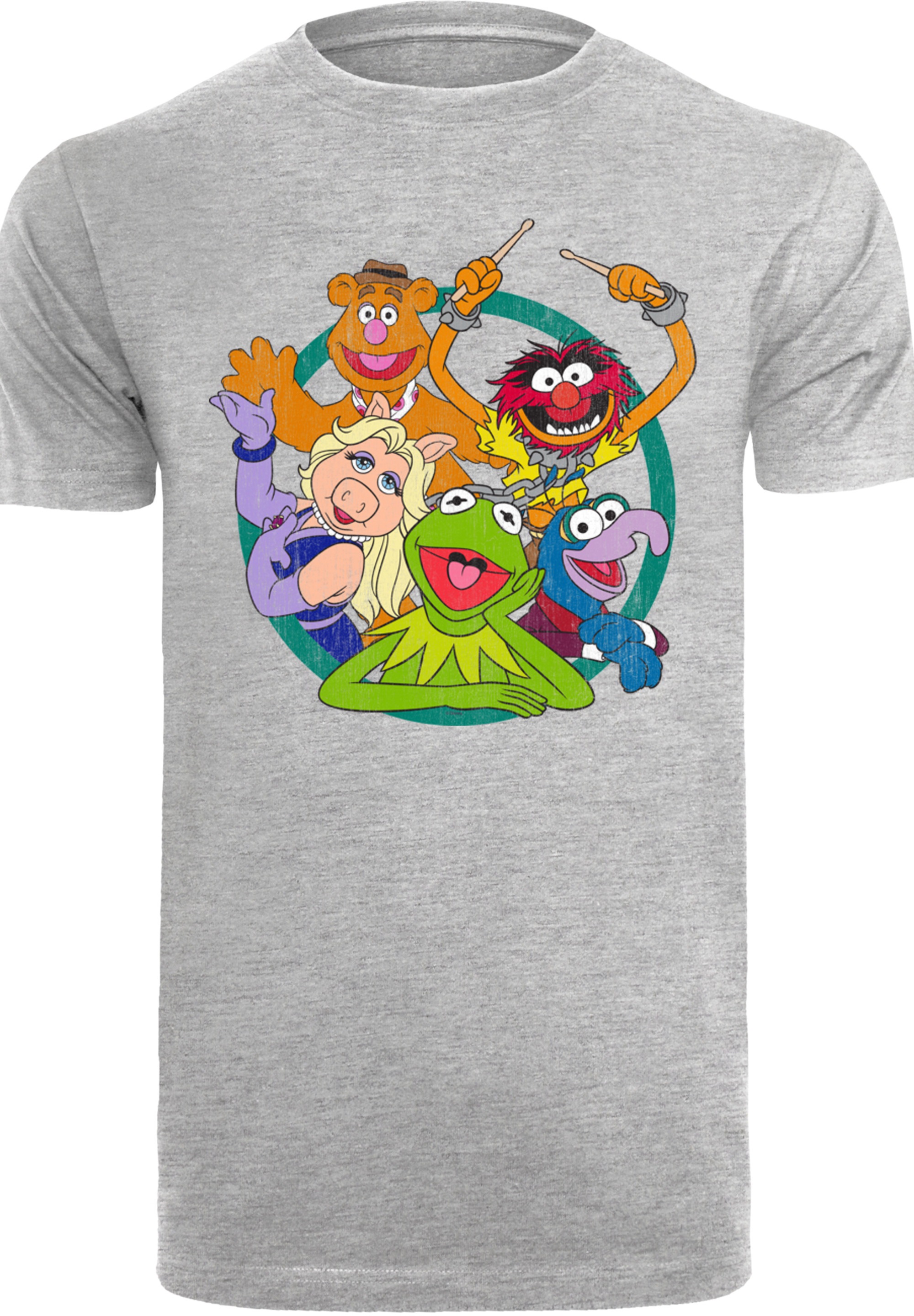 F4NT4STIC T-Shirt »Disney Die Muppets Group Circle«, Print