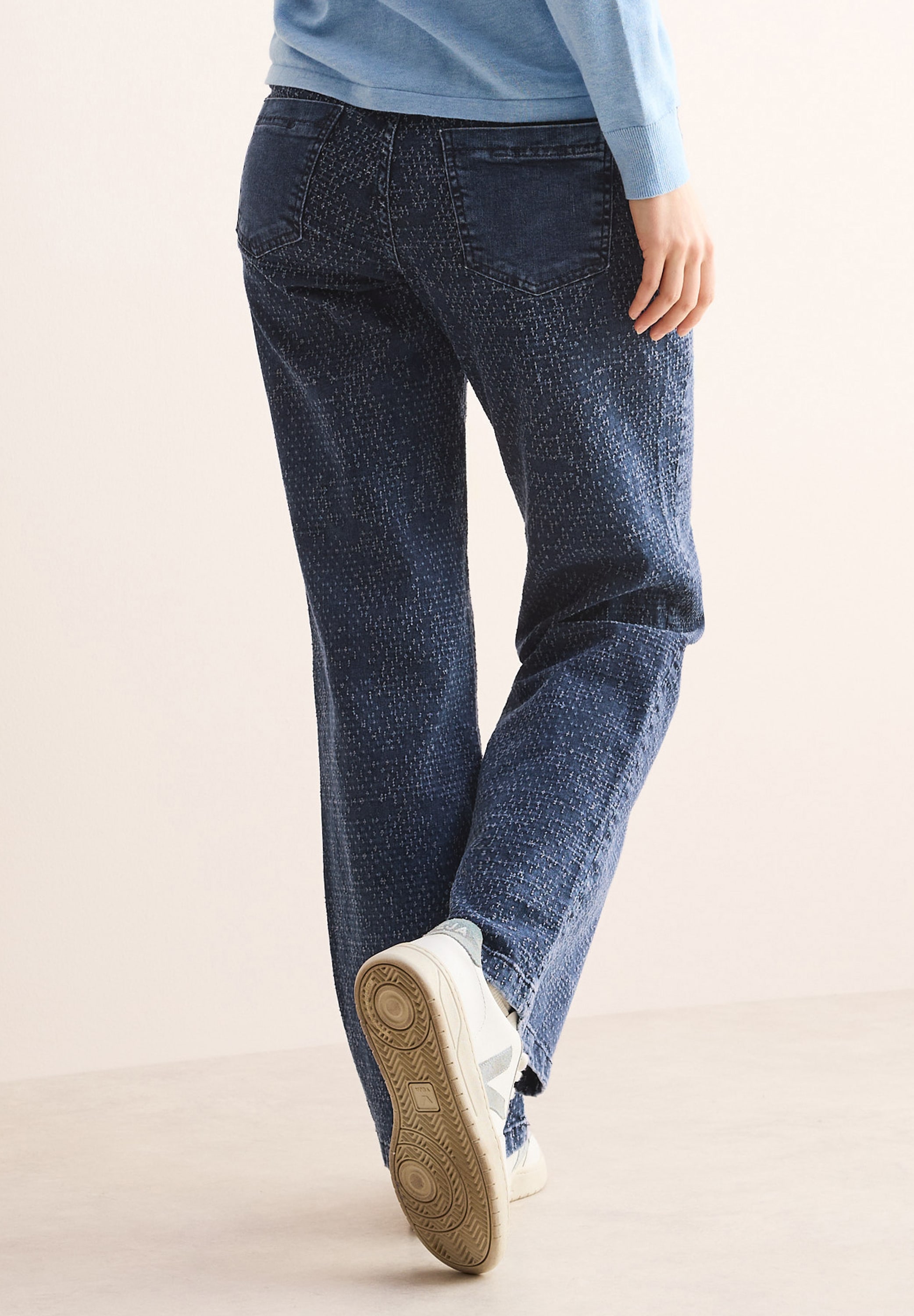 Cecil Gerade Jeans, High Waist