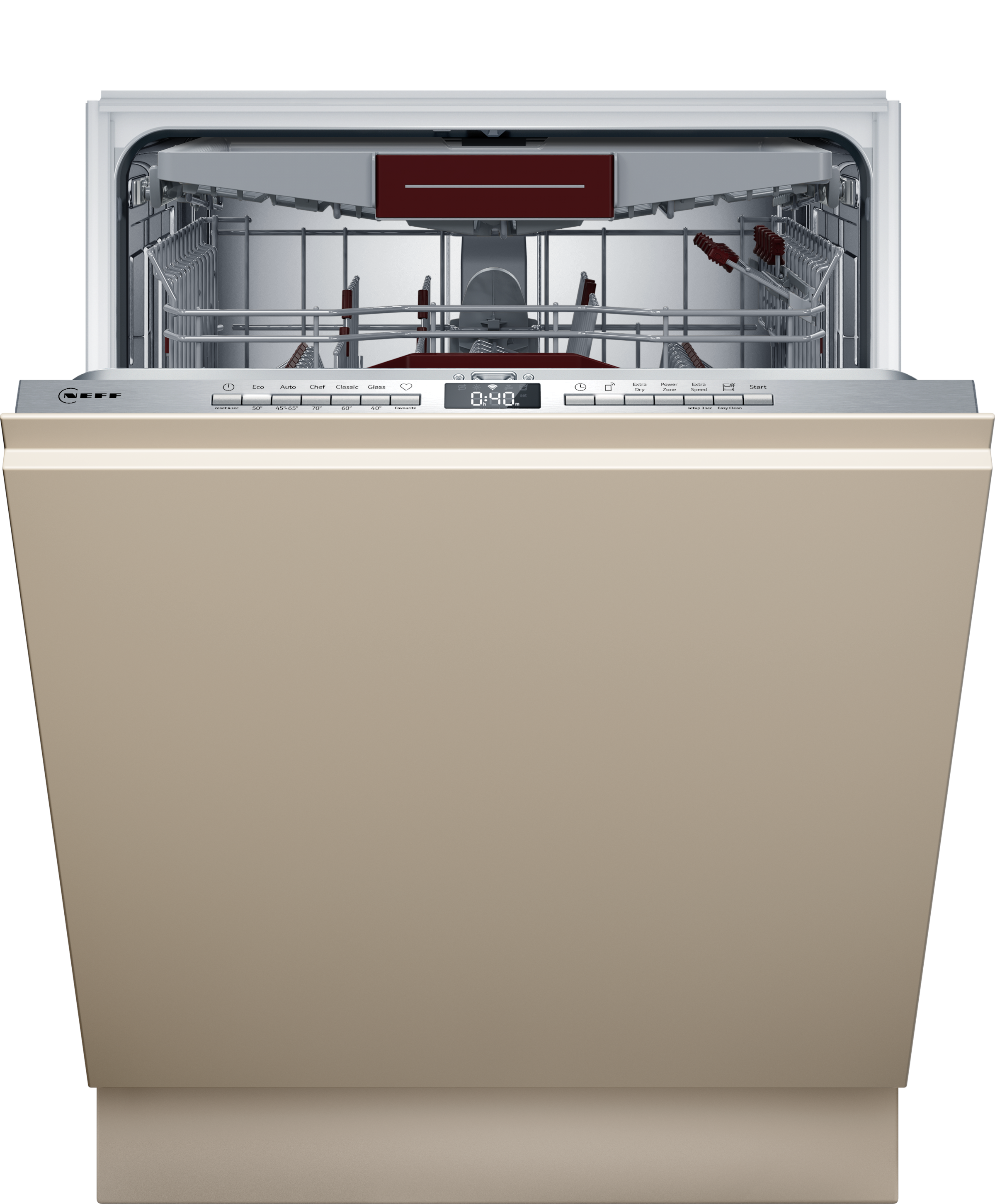 NEFF vollintegrierbarer Geschirrspüler XXL »S255ECXI3E«, 14 Maßgedecke, mit Rack Matic