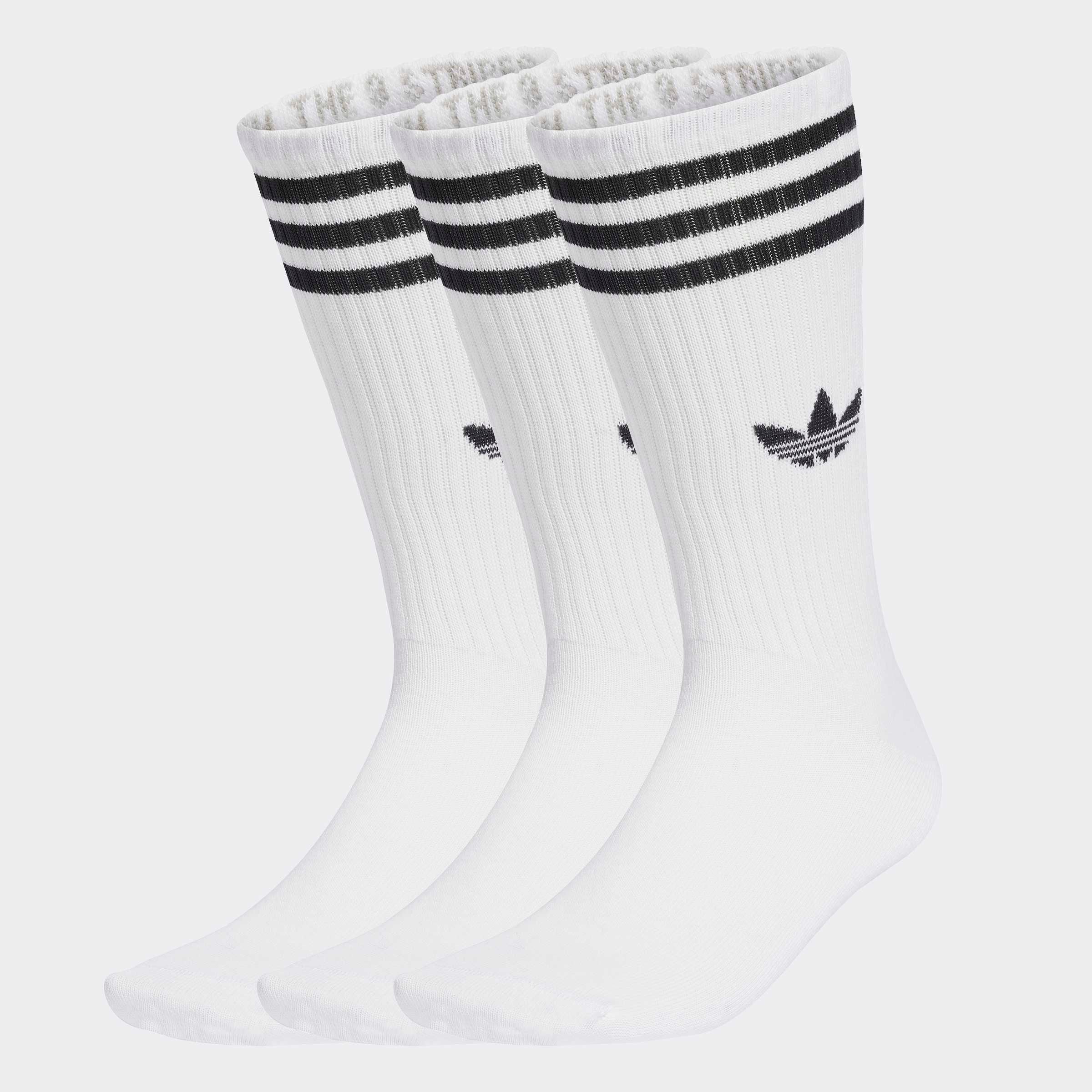 adidas Originals Sportsocken "3-STREIFEN HIGH CREW, 3 PAAR" 3 Paar tlg. wadenlange Passform, 3er-Pack, für Erwachsene