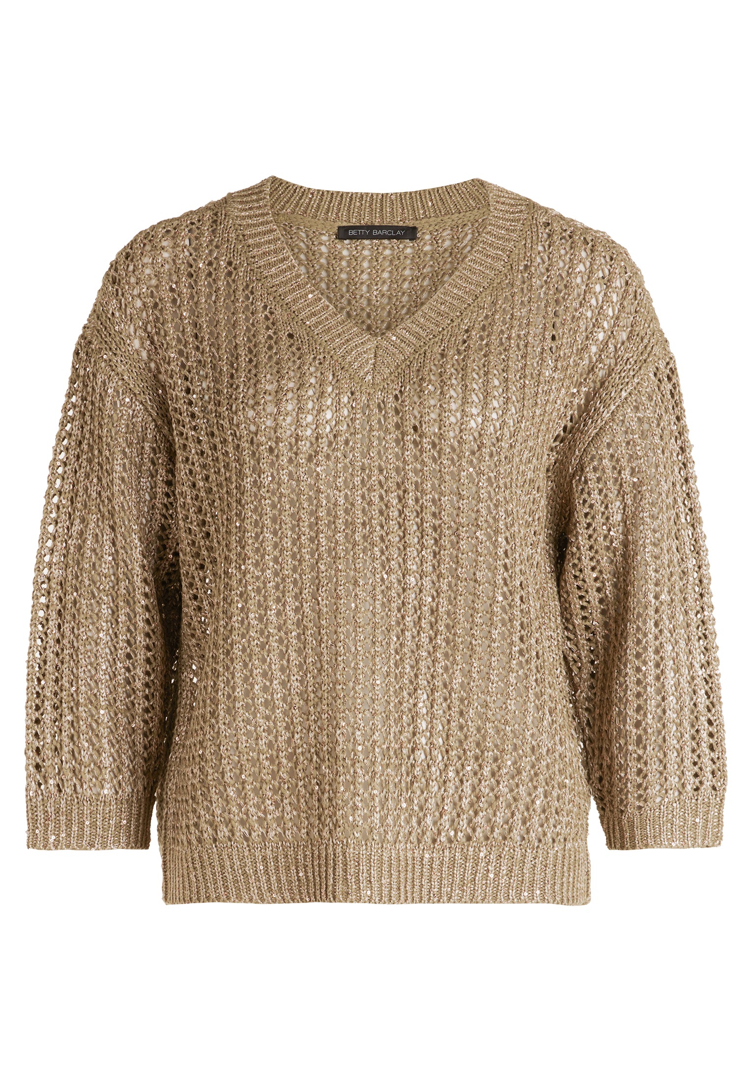 Betty Barclay Strickpullover "Betty Barclay Damen Lochstrick-Pullover mit P günstig online kaufen