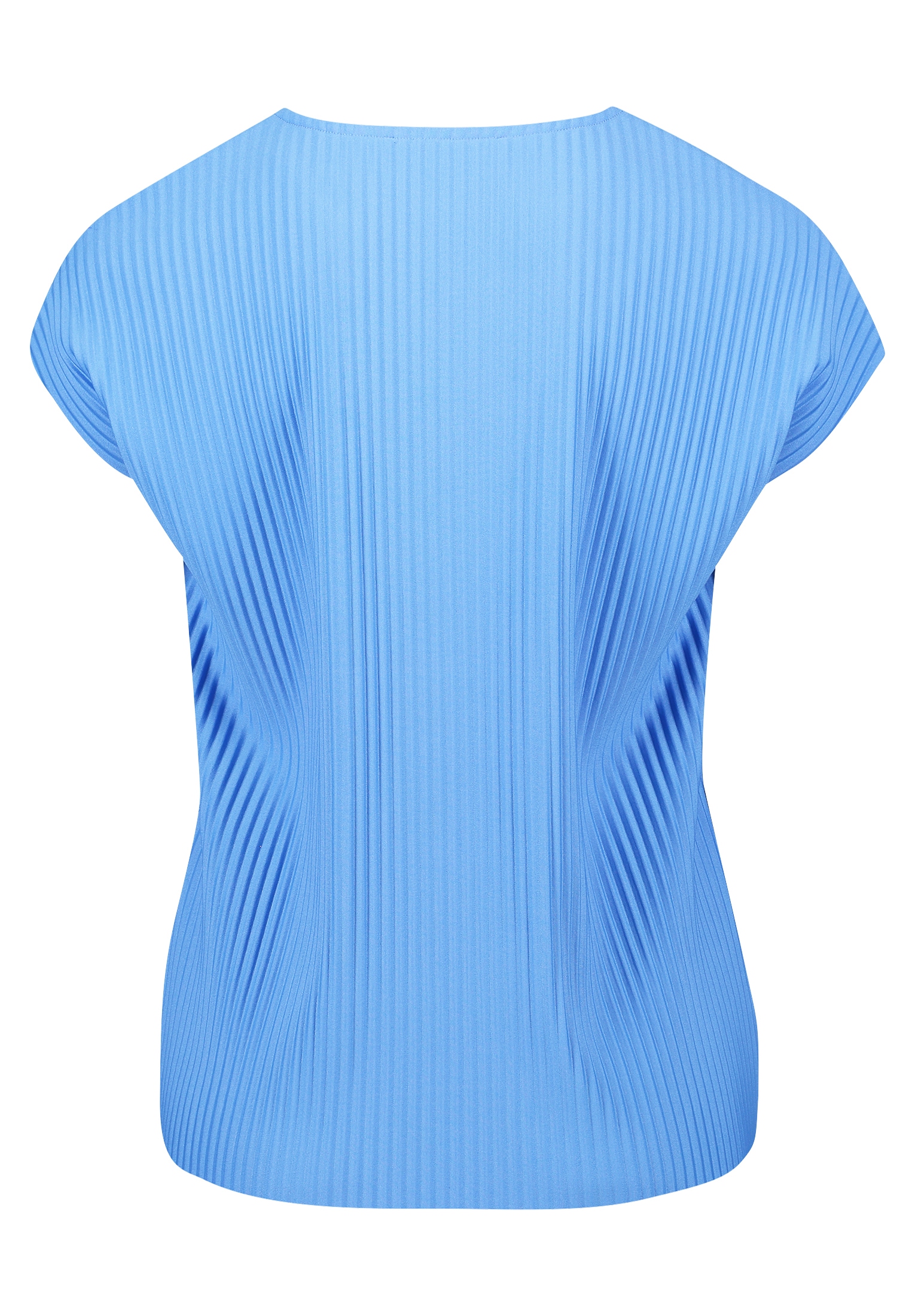 Betty&Co Kurzarmshirt »Betty & Co Damen Kurzarm-Shirt mit Plissee«, (1 tlg.), Plissee
